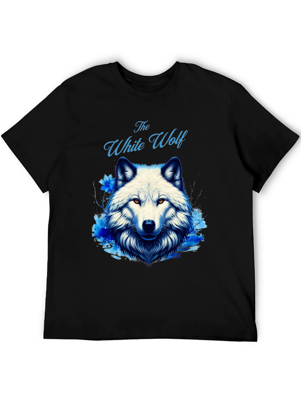 The White Wolf Graphic Tee - Mens Black T-Shirt