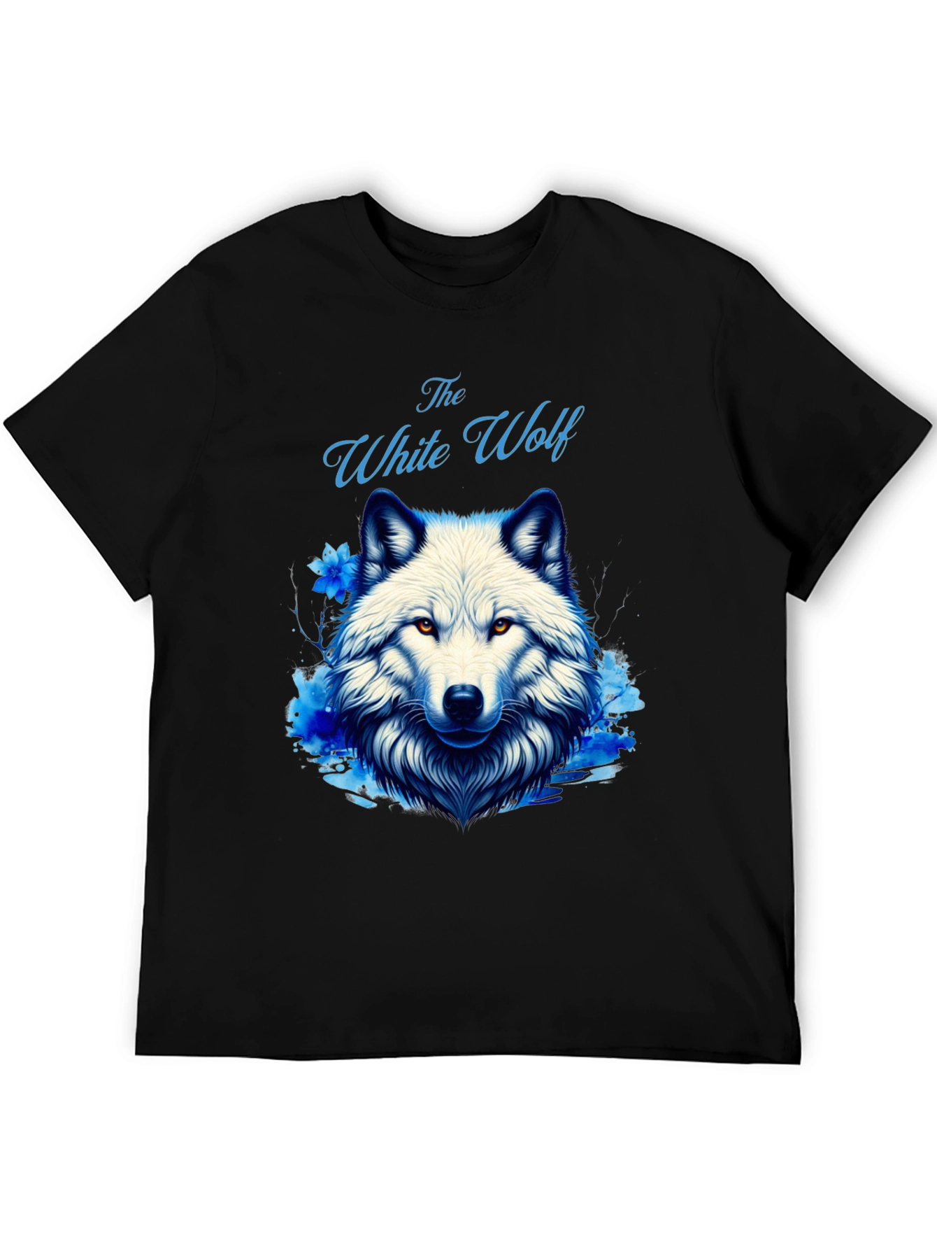 The White Wolf Graphic Tee - Mens Black T-Shirt