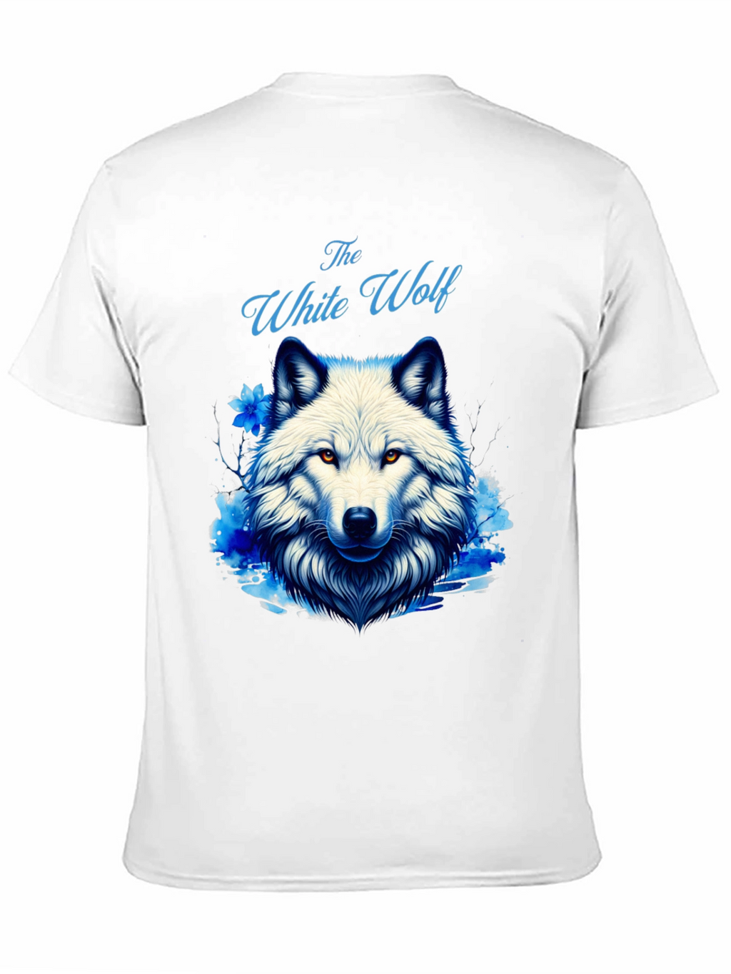 The White Wolf Graphic Tee - Mens Black T-Shirt