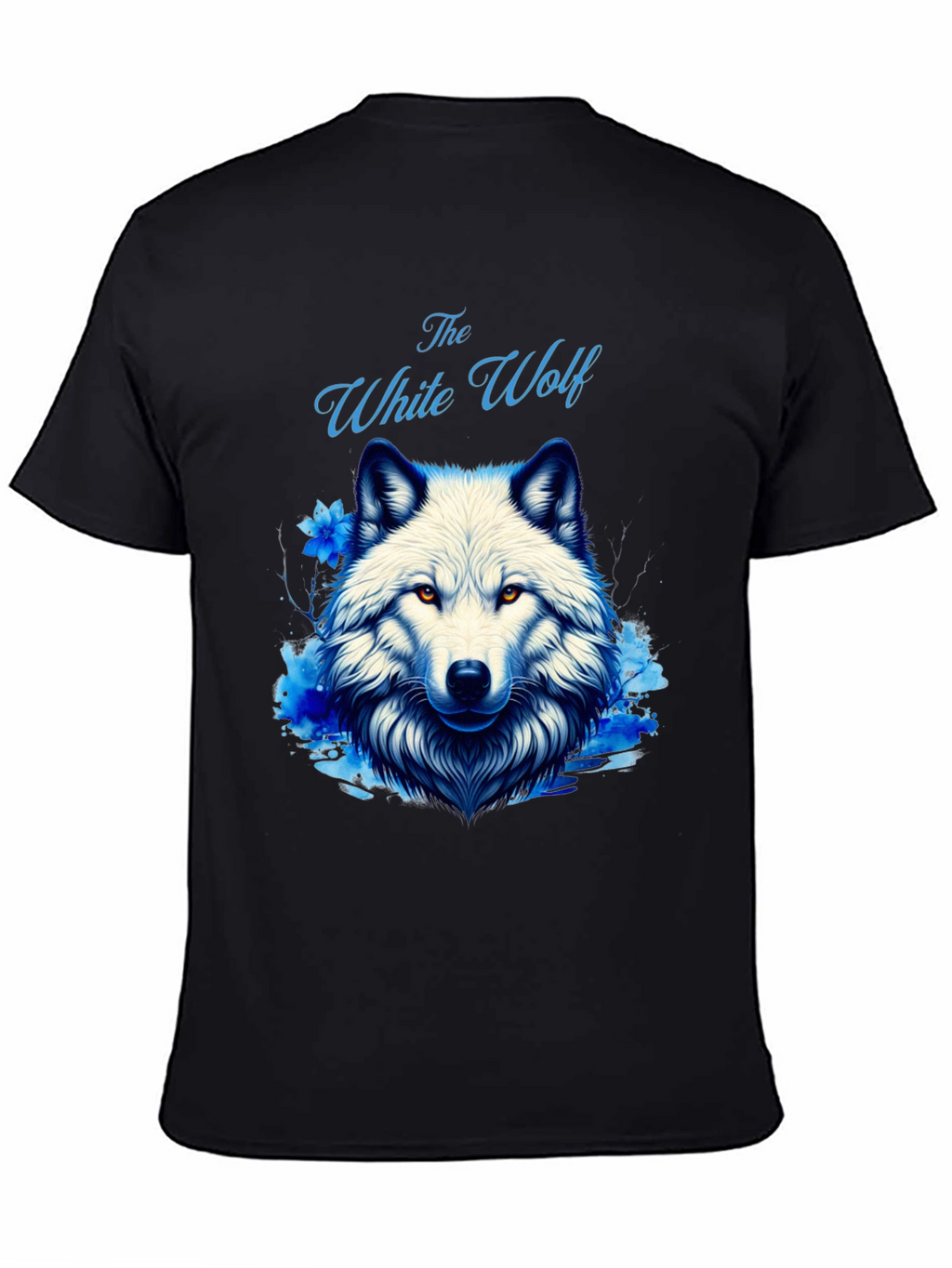 The White Wolf Graphic Tee - Mens Black T-Shirt