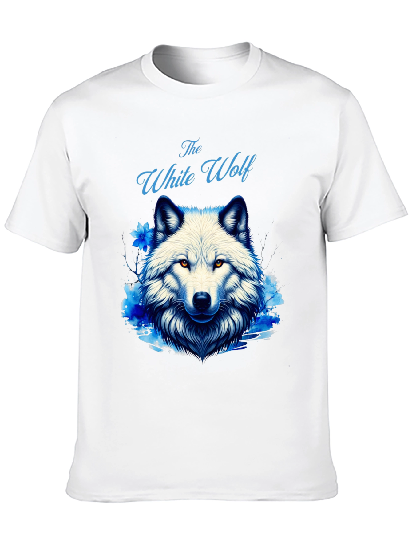 The White Wolf Graphic Tee - Mens Black T-Shirt