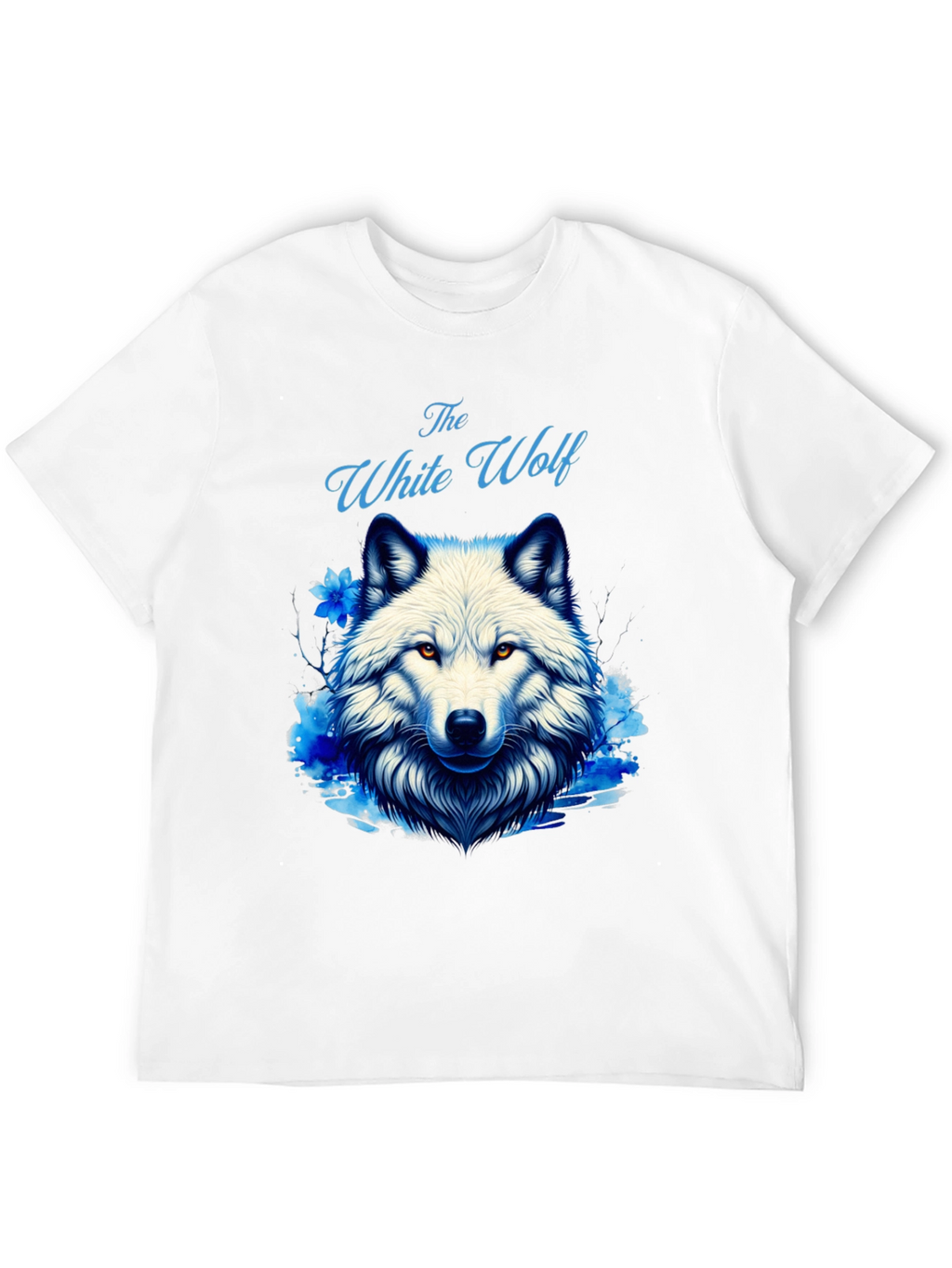 The White Wolf Graphic Tee - Mens Black T-Shirt