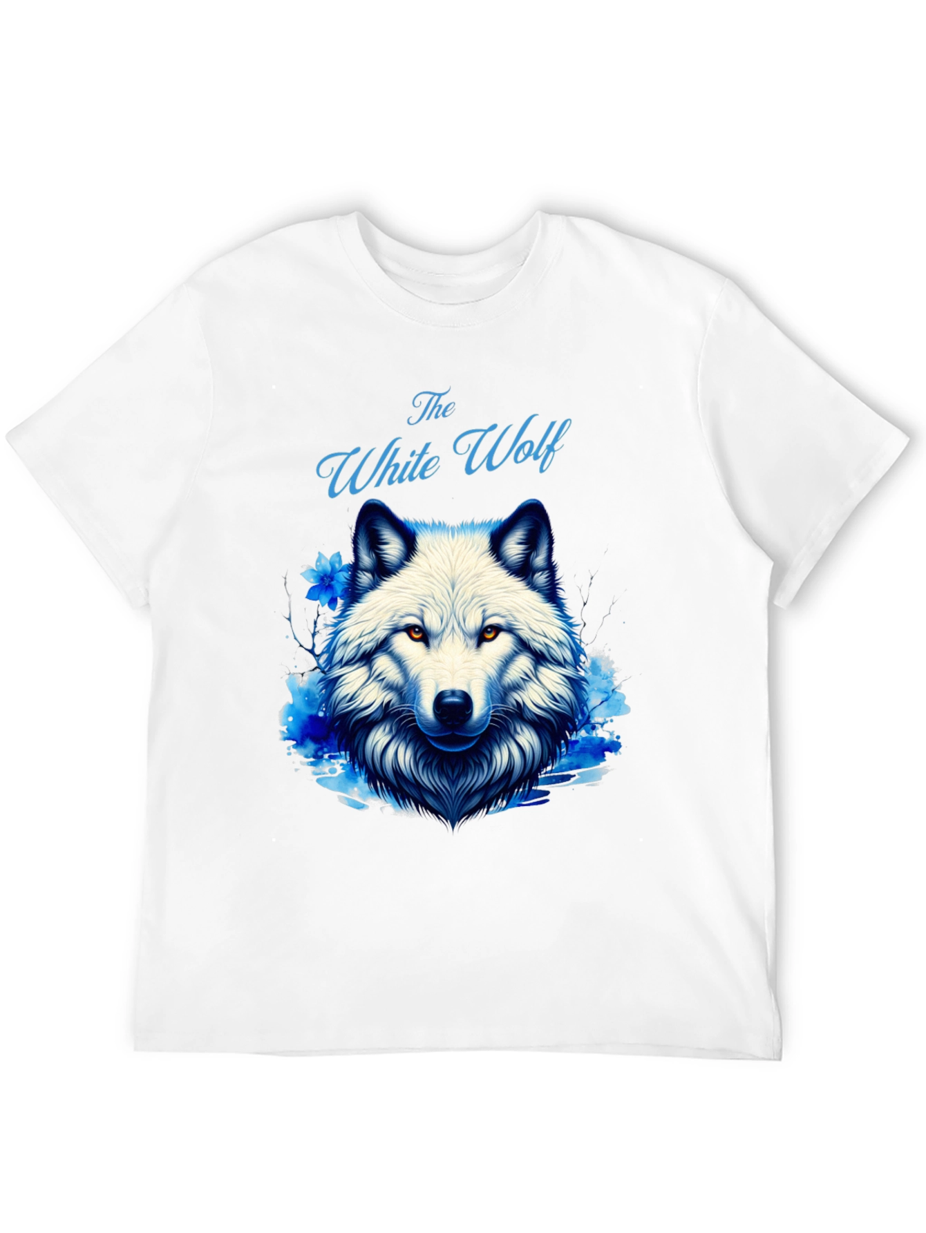 The White Wolf Graphic Tee - Mens Black T-Shirt