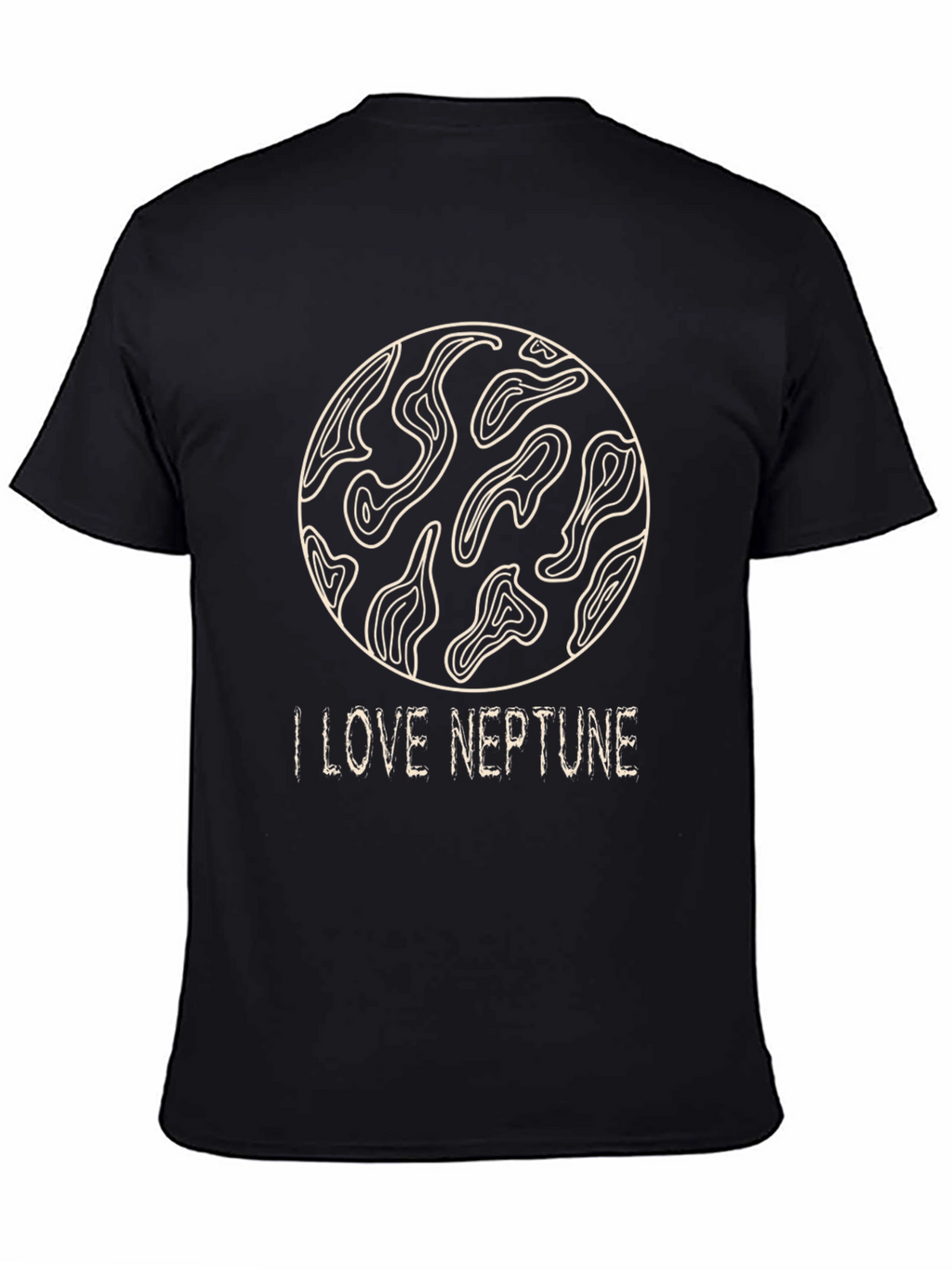 I Love Neptune Graphic Tee - Space Lovers Gift