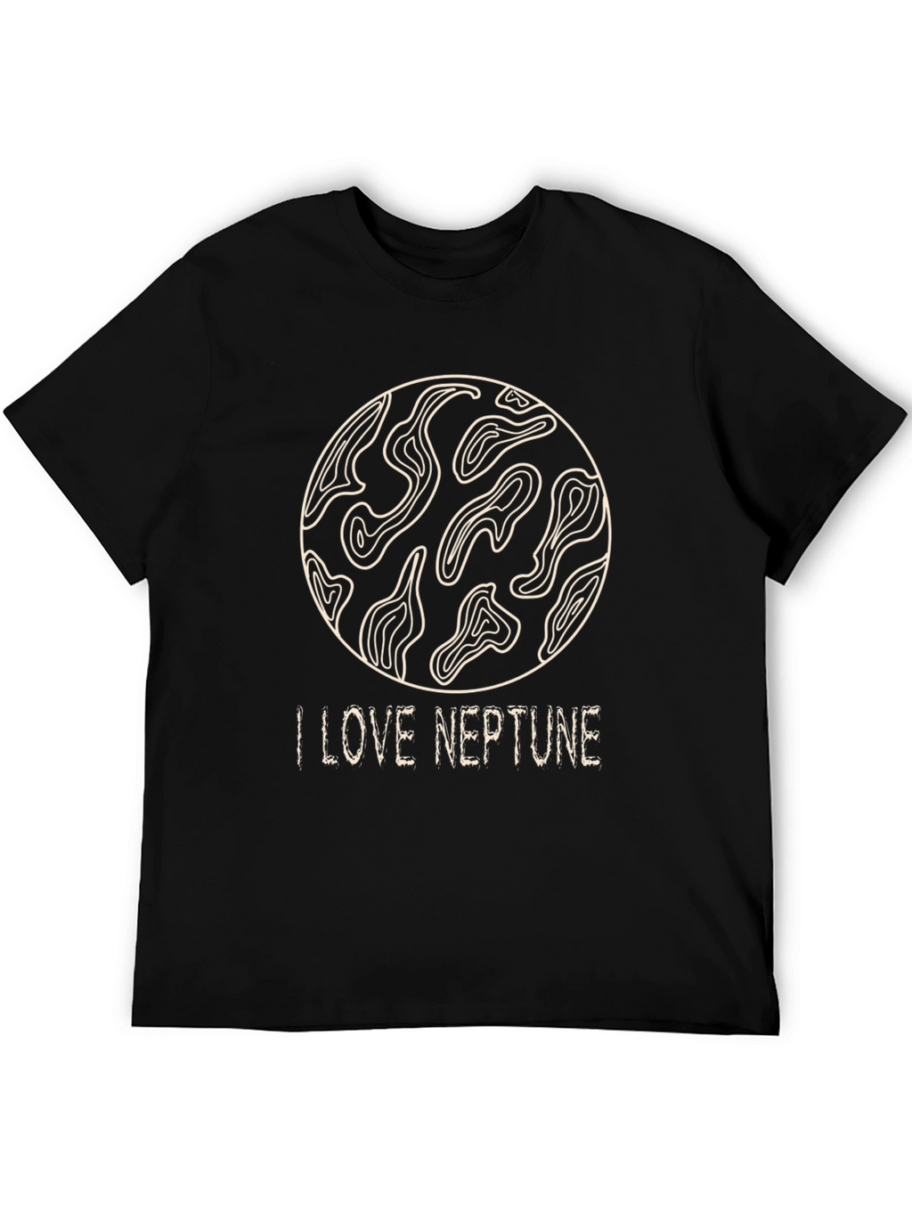 I Love Neptune Graphic Tee - Space Lovers Gift