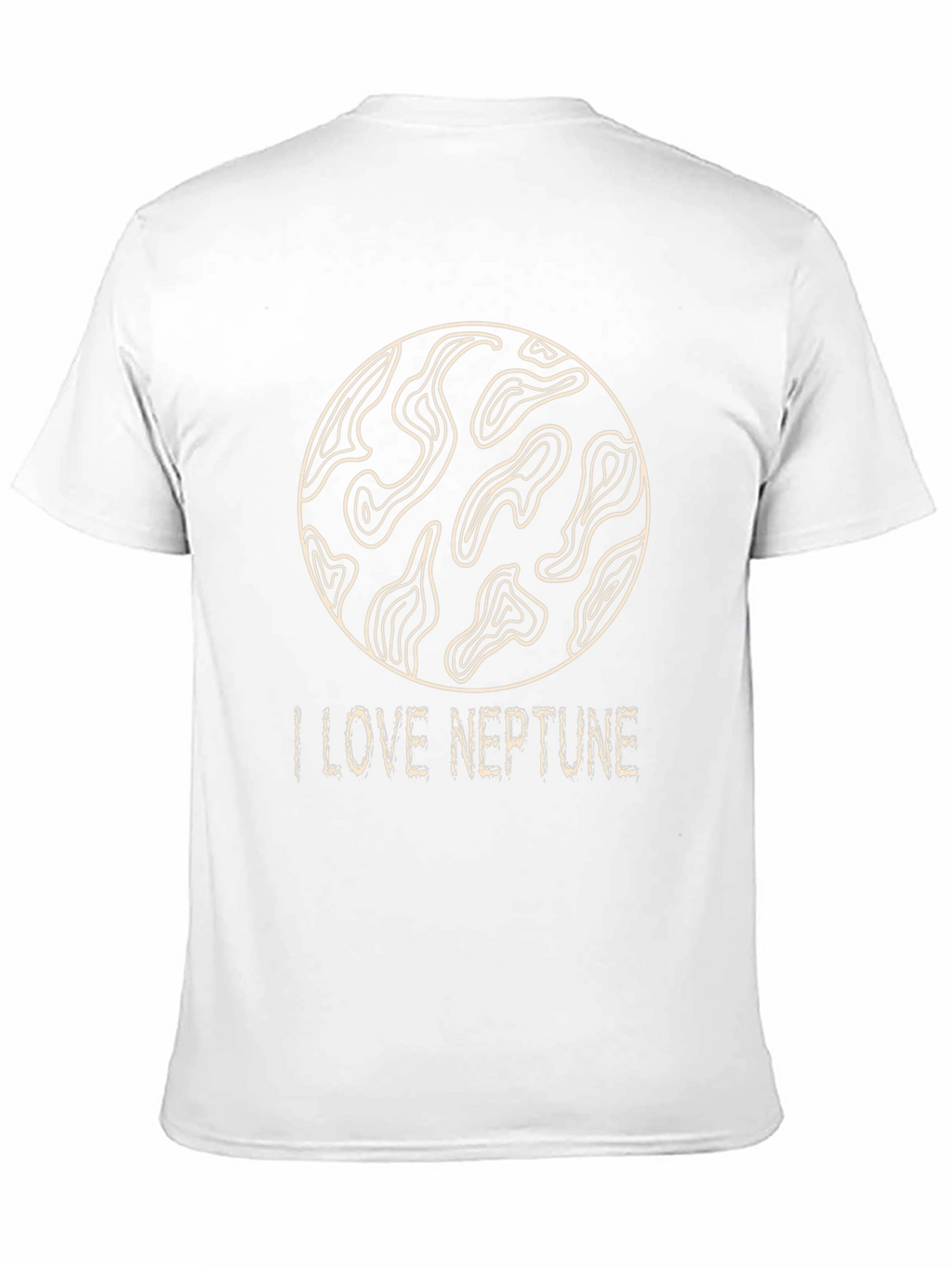 I Love Neptune Graphic Tee - Space Lovers Gift