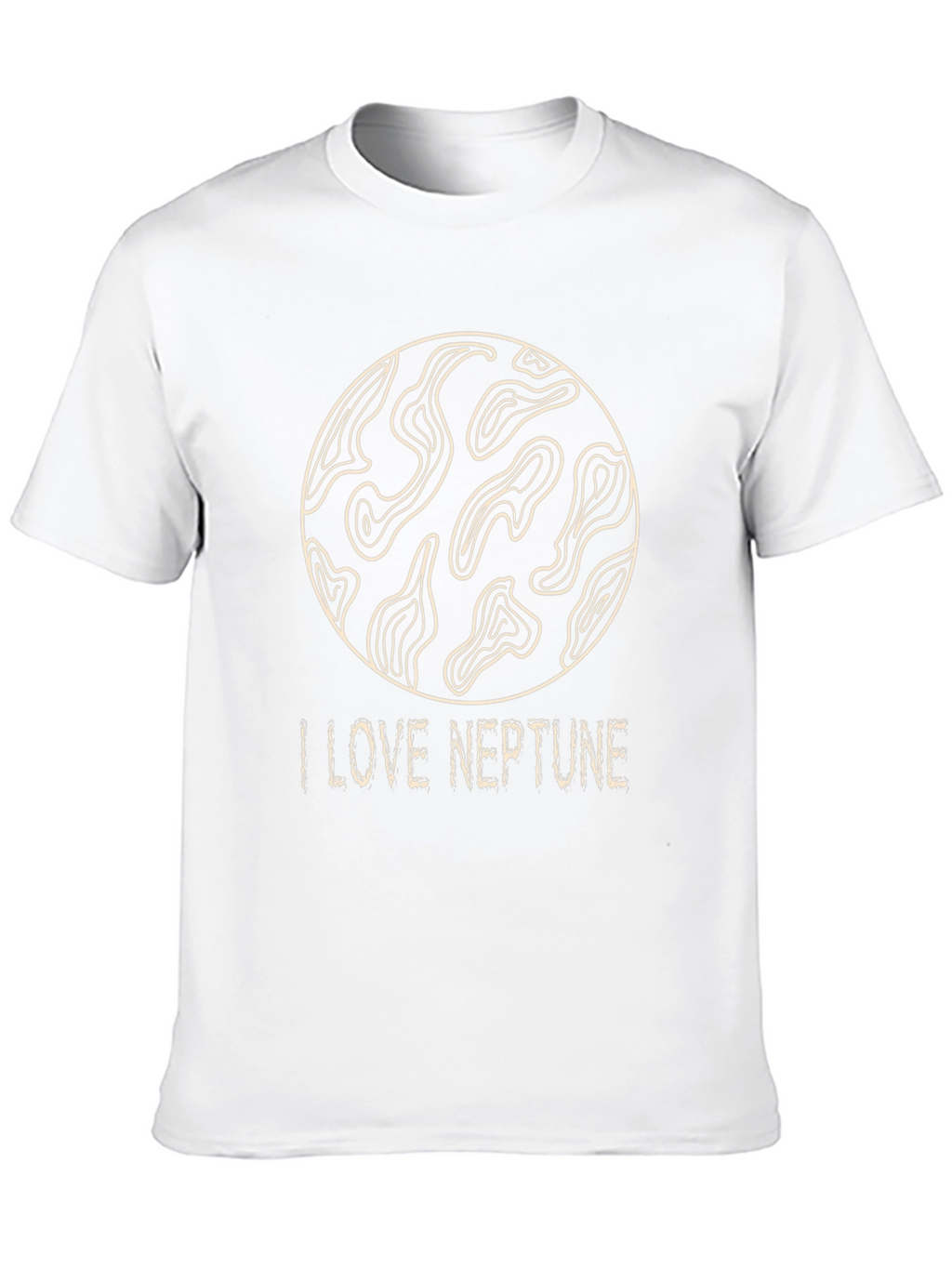 I Love Neptune Graphic Tee - Space Lovers Gift