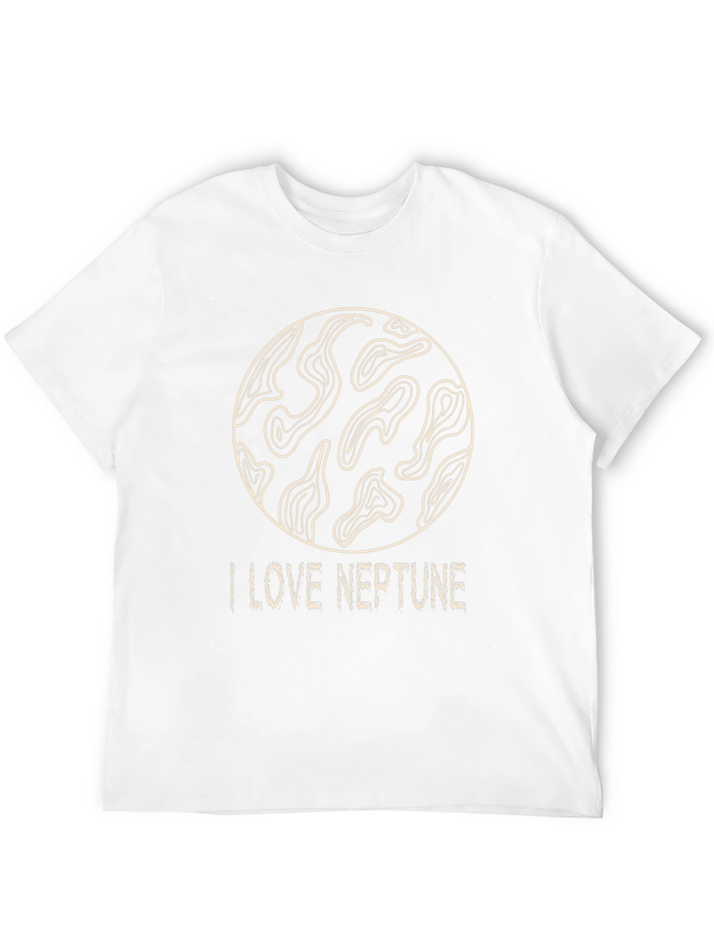 I Love Neptune Graphic Tee - Space Lovers Gift