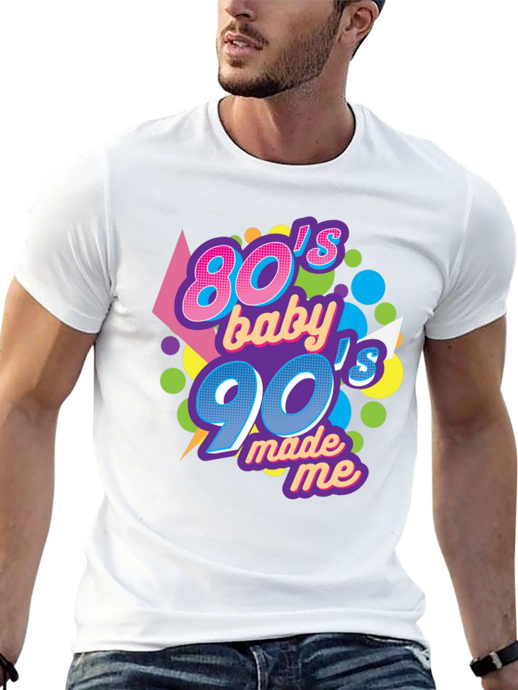 80s Baby 90s Made Me Graphic Tee