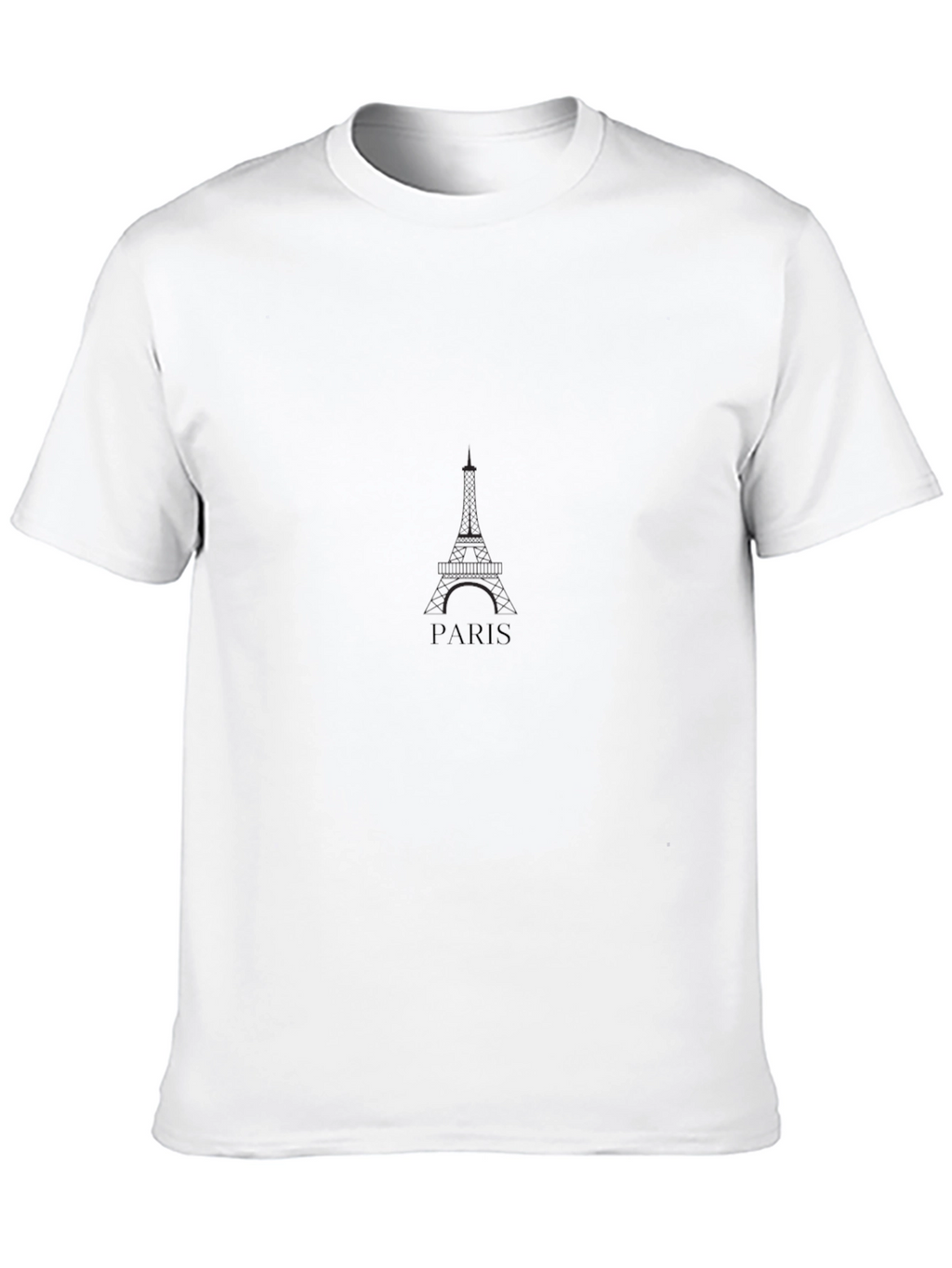 Paris Graphic Print Black T-Shirt