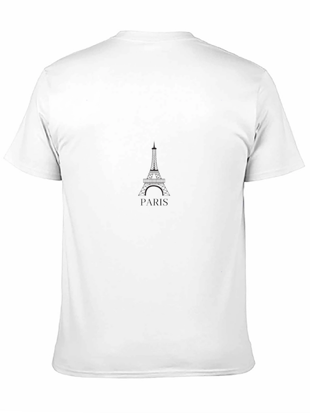 Paris Graphic Print Black T-Shirt