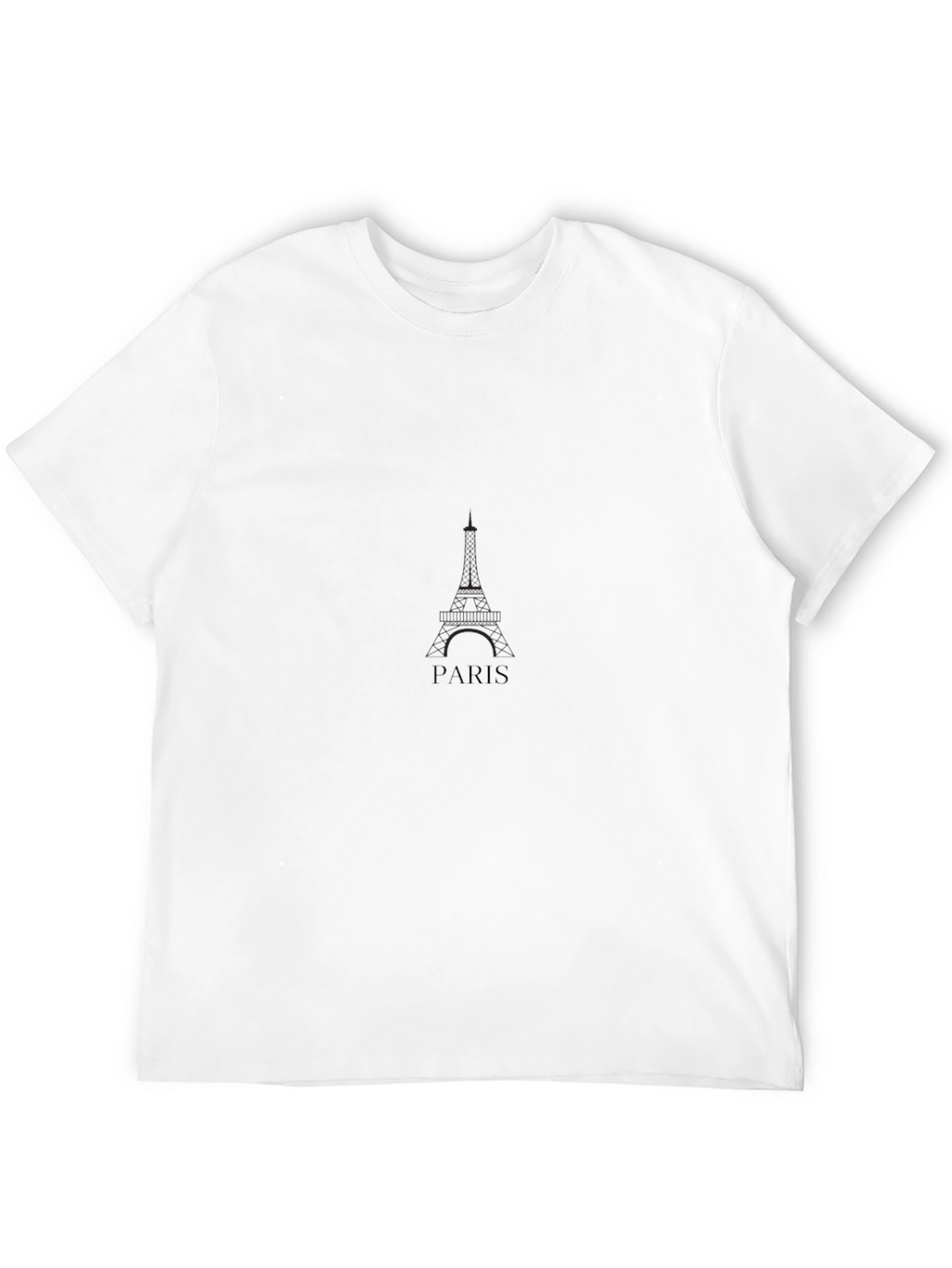 Paris Graphic Print Black T-Shirt