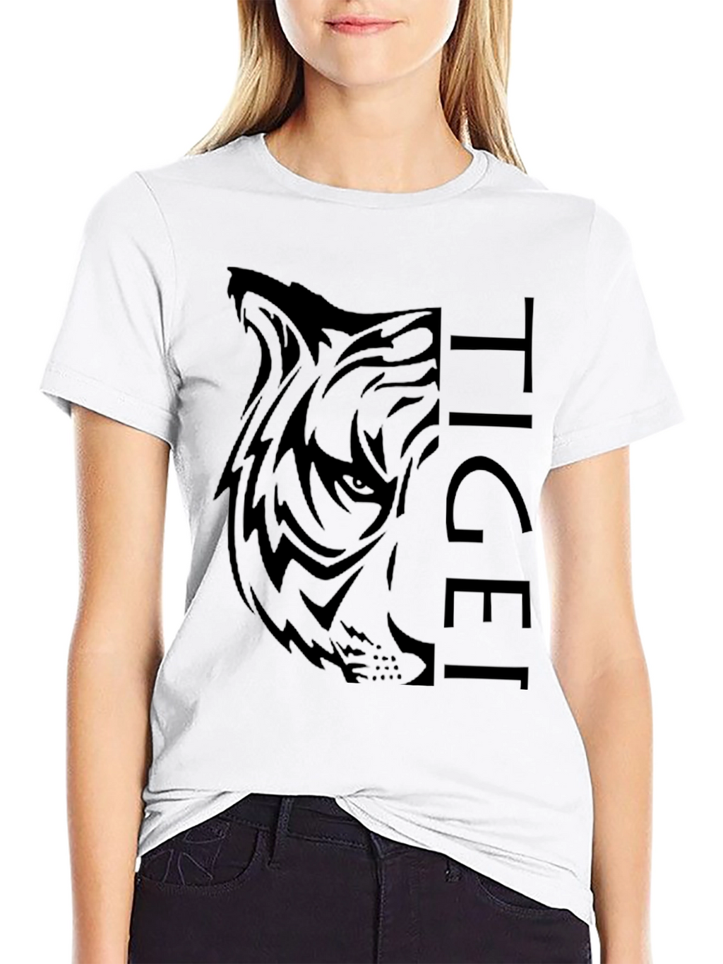 Tiger Graphic Black T-Shirt - Mens Fashion