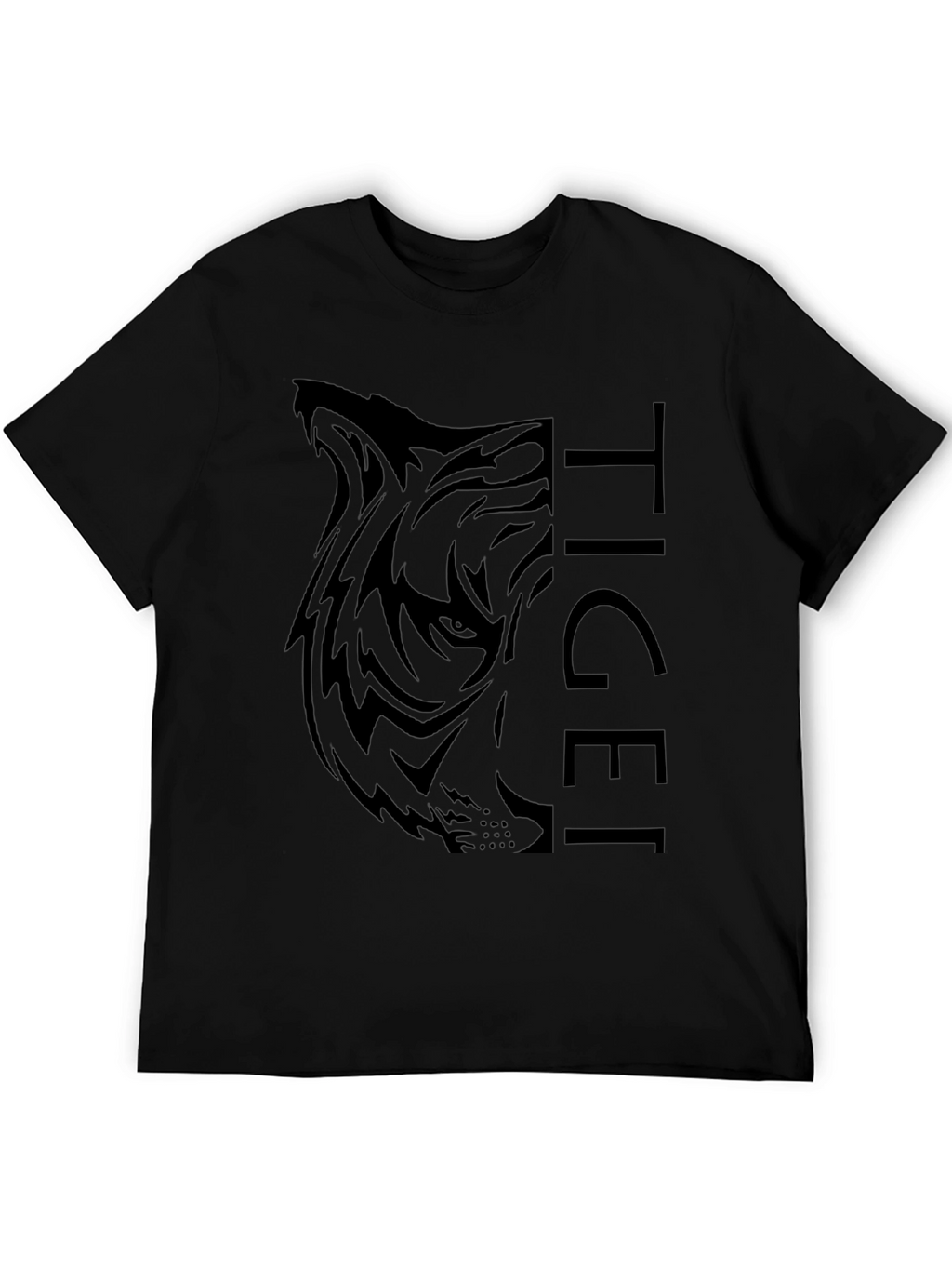 Tiger Graphic Black T-Shirt - Mens Fashion
