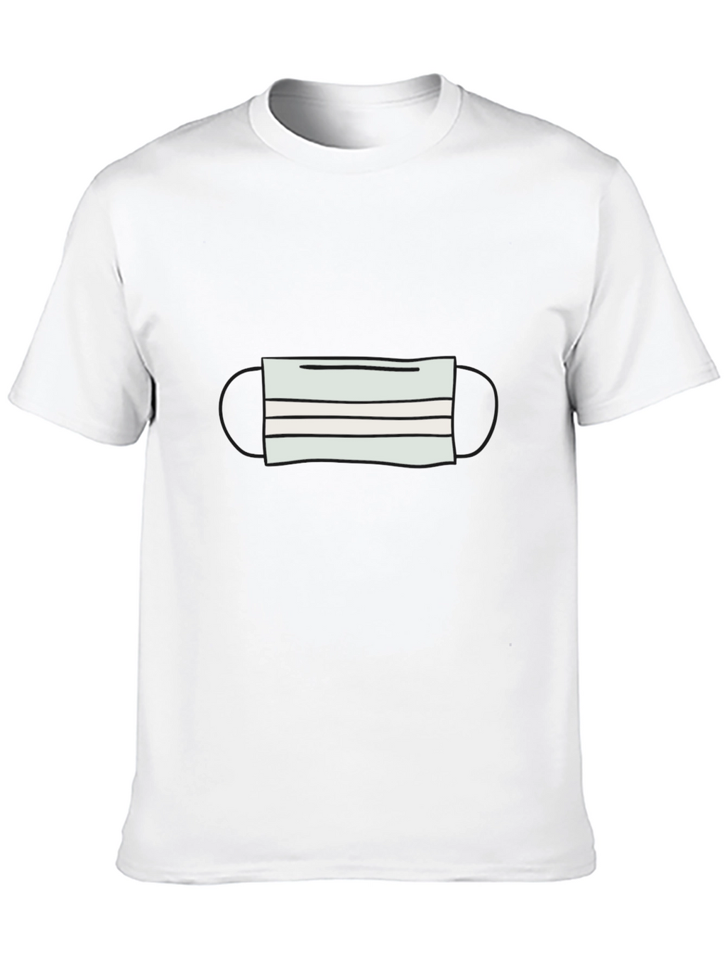 Mask Graphic Tee - Stay Safe in Style!