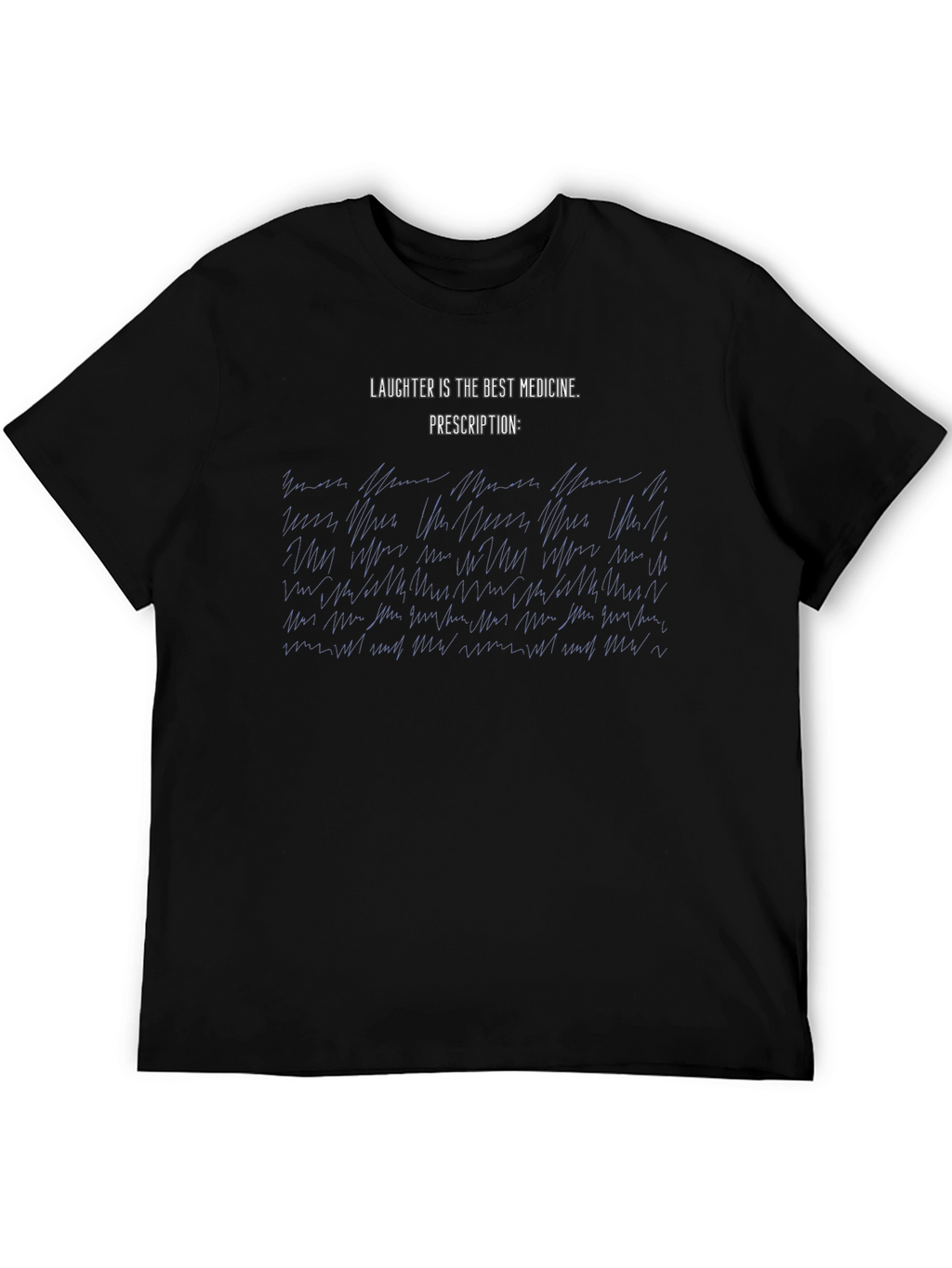 Laughter is the Best Medicine Black T-Shirt