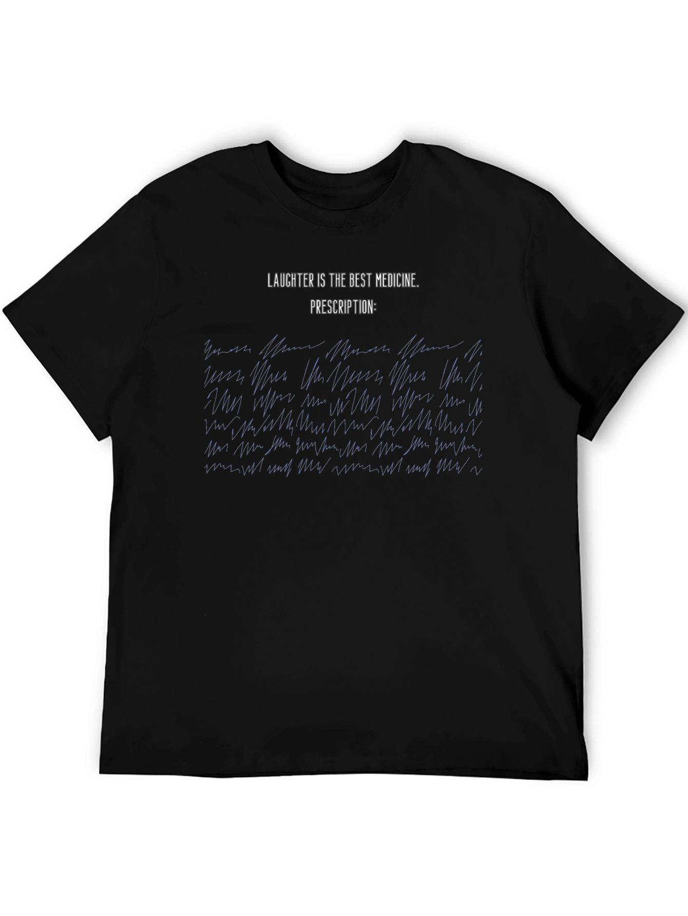 Laughter is the Best Medicine Black T-Shirt
