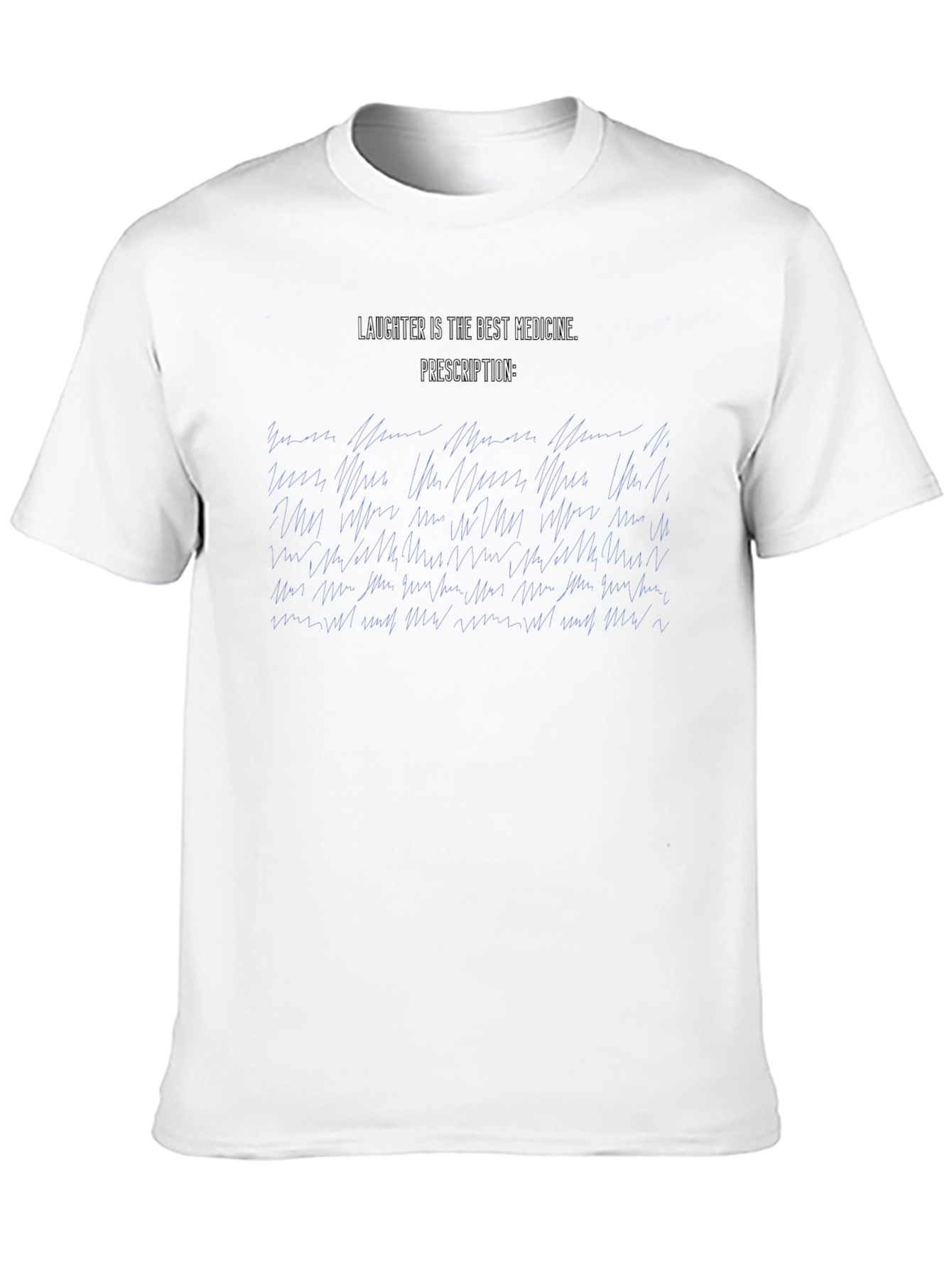Laughter is the Best Medicine Black T-Shirt