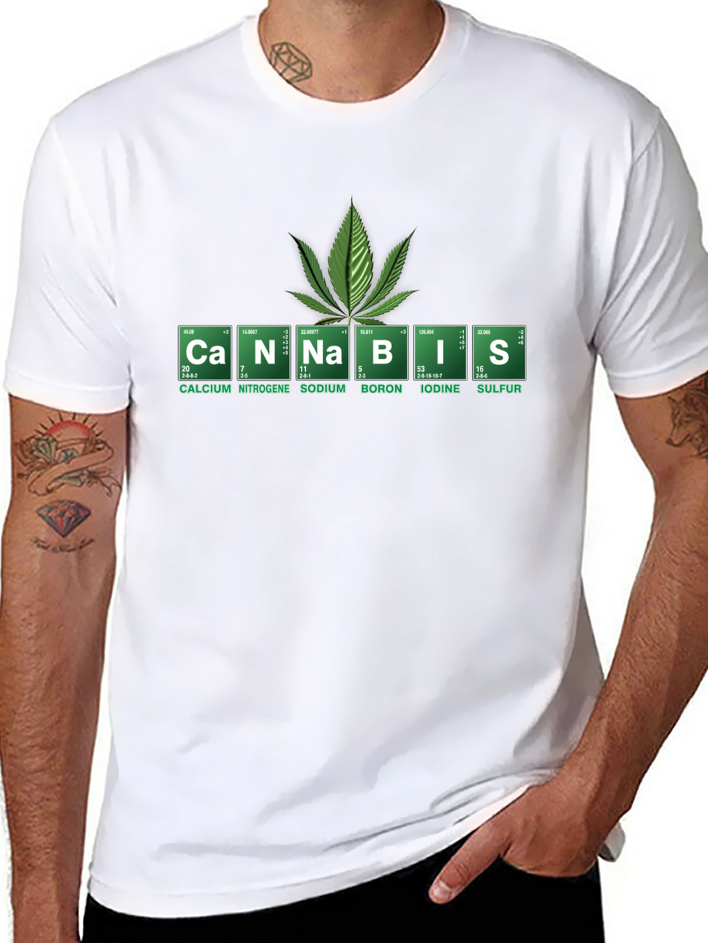 Cannabis Periodic Table T-Shirt
