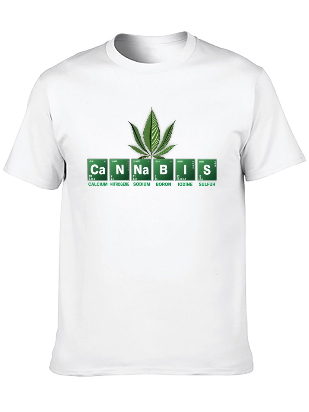 Cannabis Periodic Table T-Shirt
