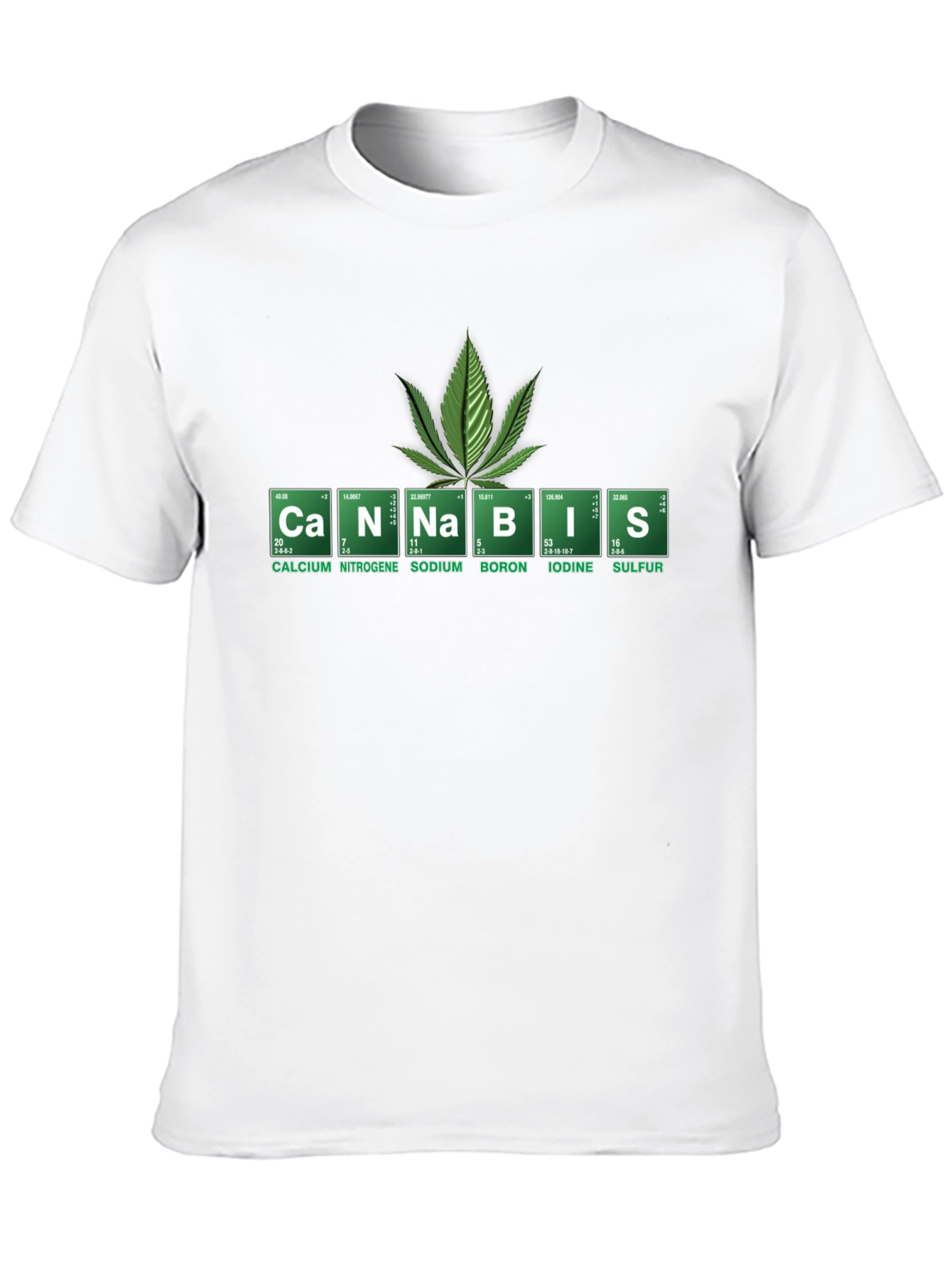 Cannabis Periodic Table T-Shirt
