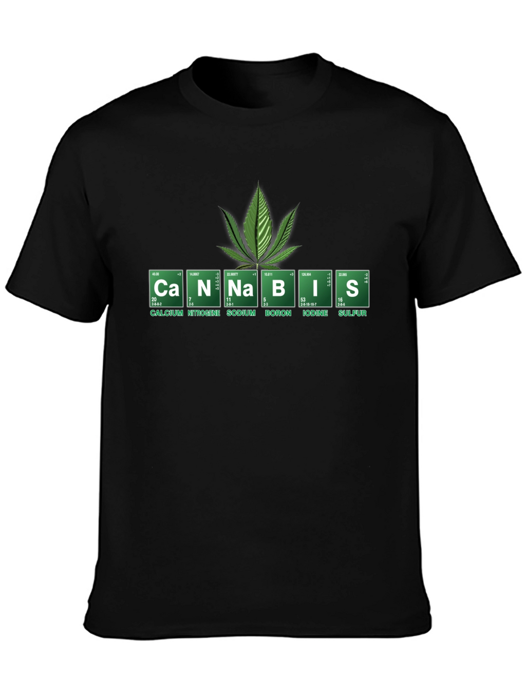 Cannabis Periodic Table T-Shirt