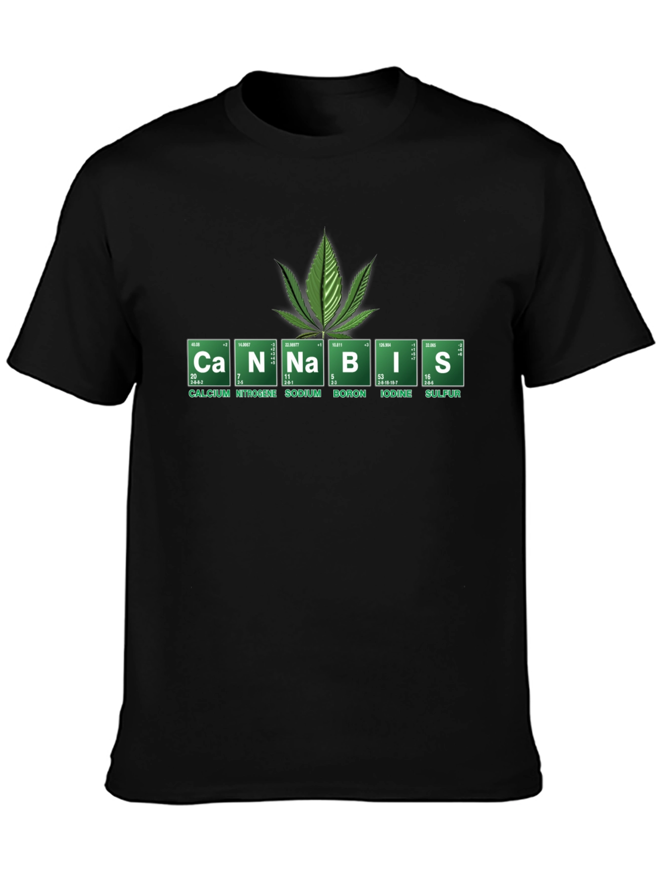 Cannabis Periodic Table T-Shirt