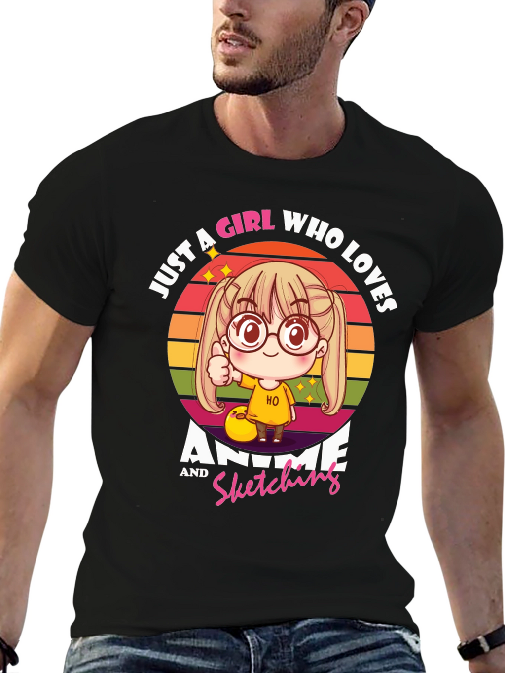 Anime & Sketching Girls T-Shirt