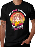 Anime & Sketching Girls T-Shirt