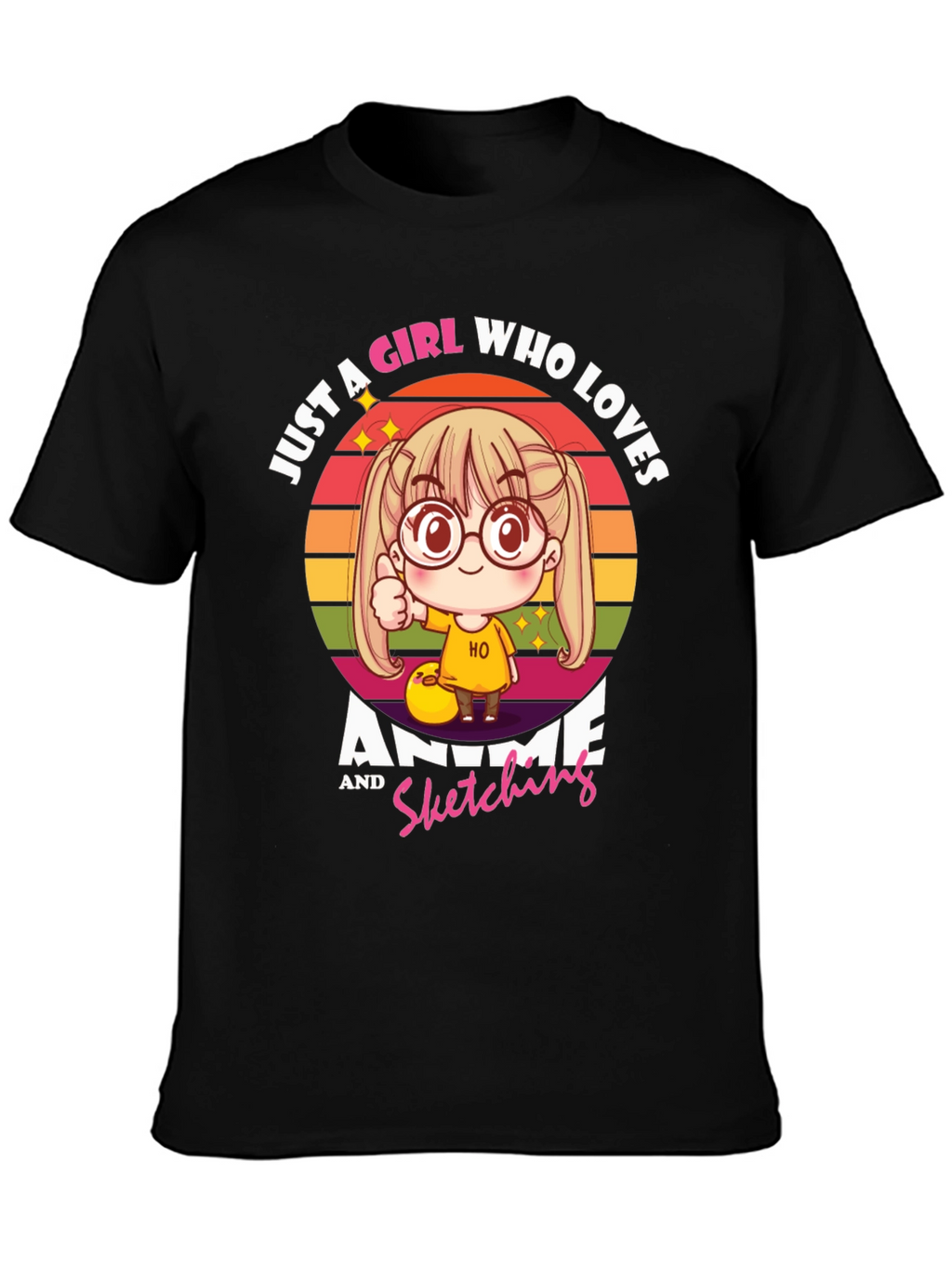 Anime & Sketching Girls T-Shirt