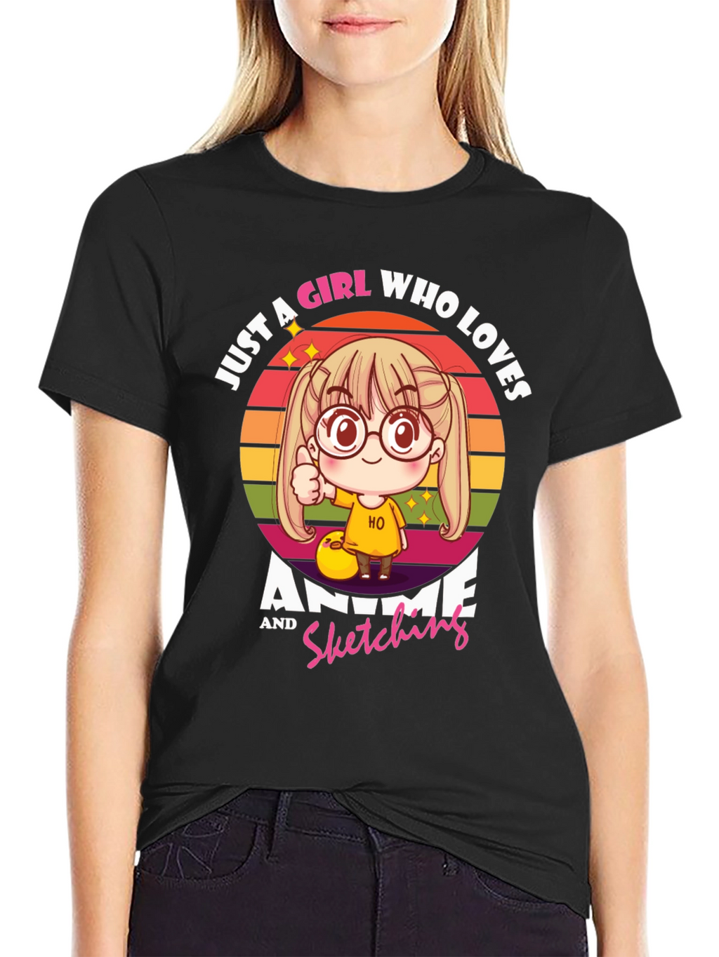 Anime & Sketching Girls T-Shirt