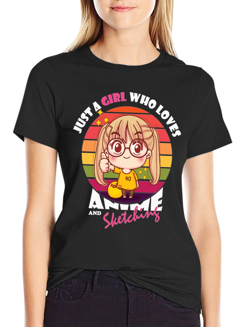 Anime & Sketching Girls T-Shirt