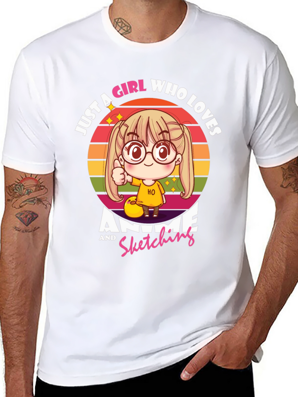 Anime & Sketching Girls T-Shirt