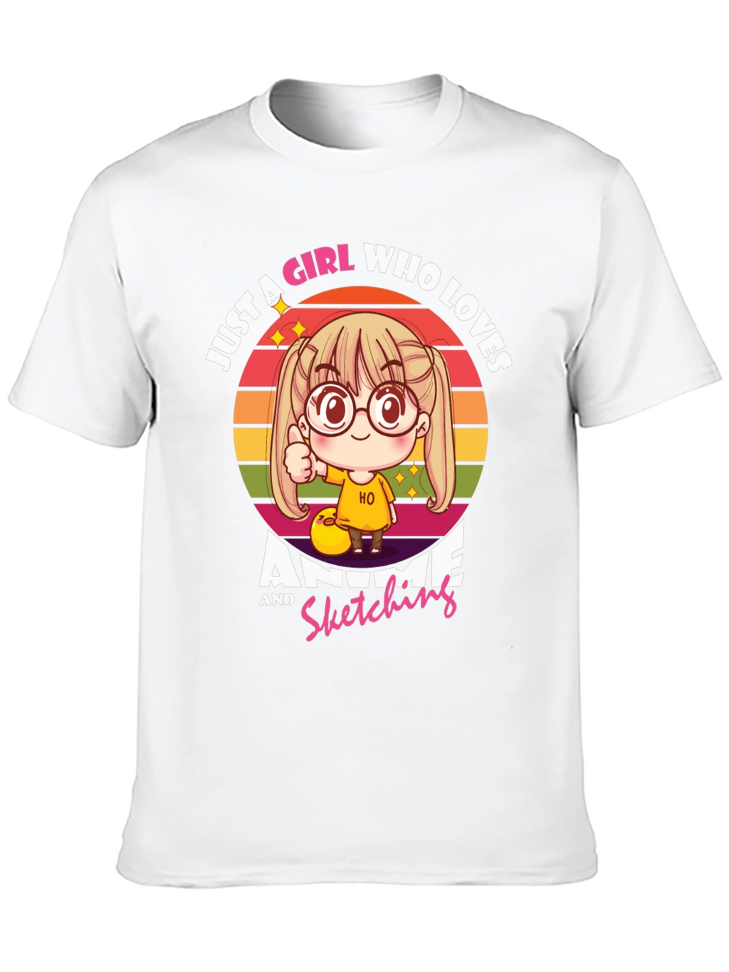 Anime & Sketching Girls T-Shirt