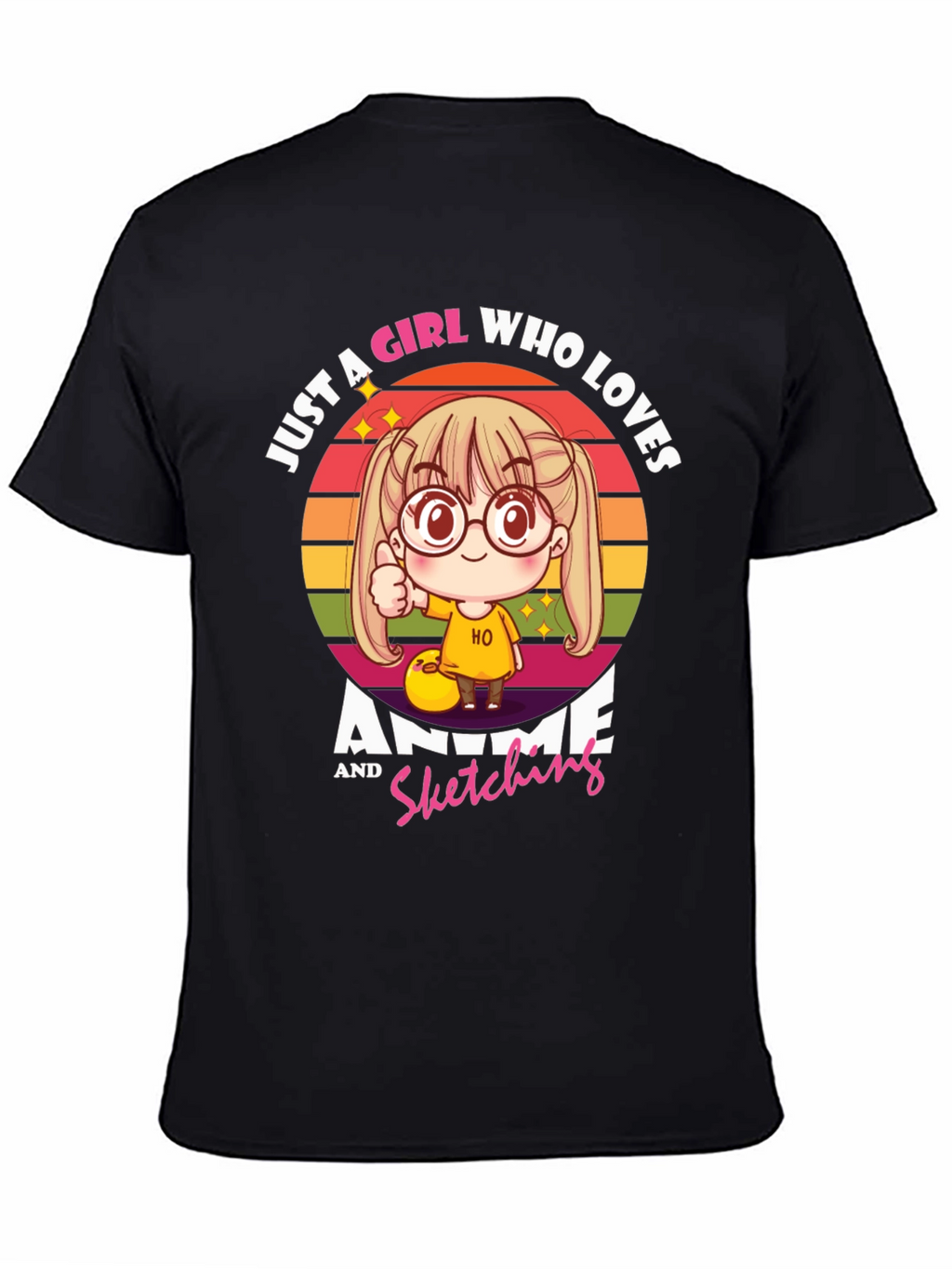 Anime & Sketching Girls T-Shirt