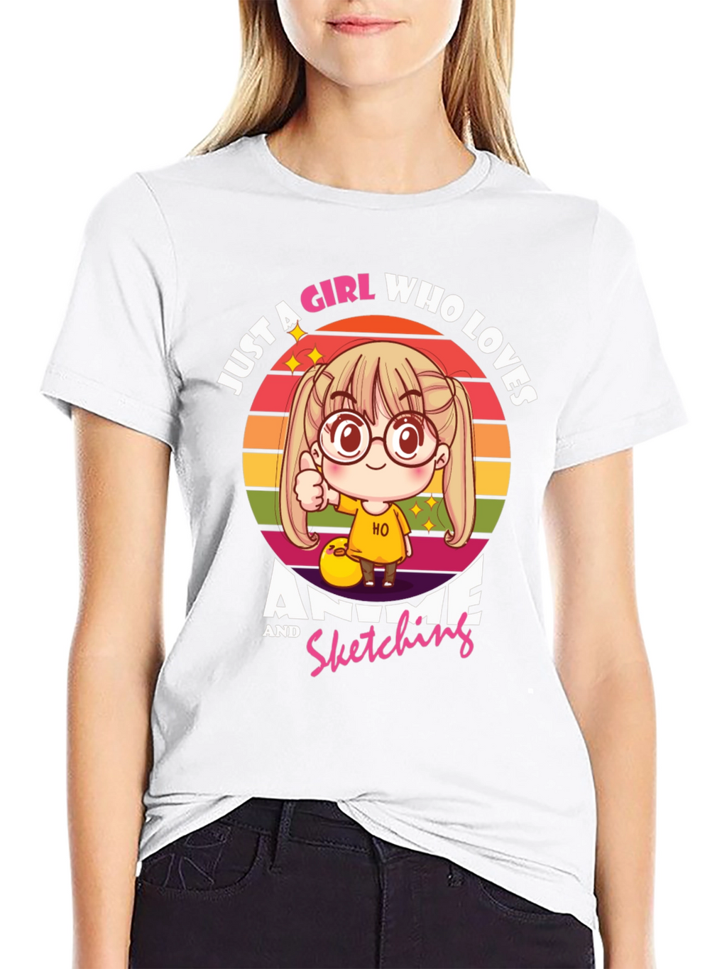 Anime & Sketching Girls T-Shirt