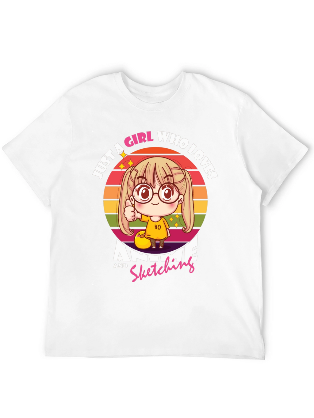 Anime & Sketching Girls T-Shirt