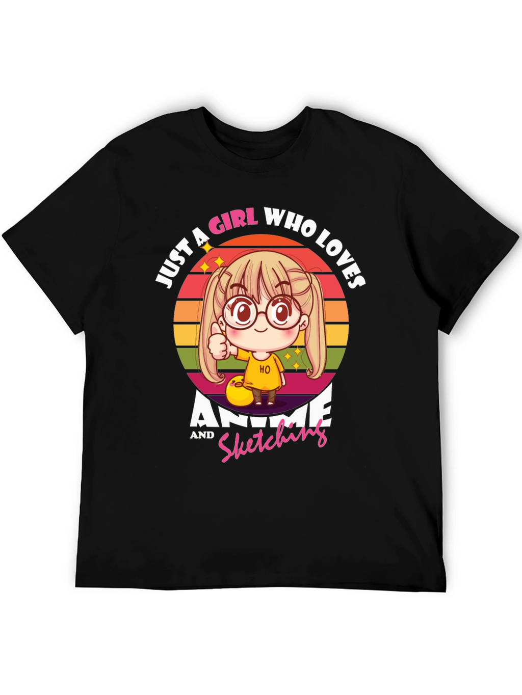 Anime & Sketching Girls T-Shirt