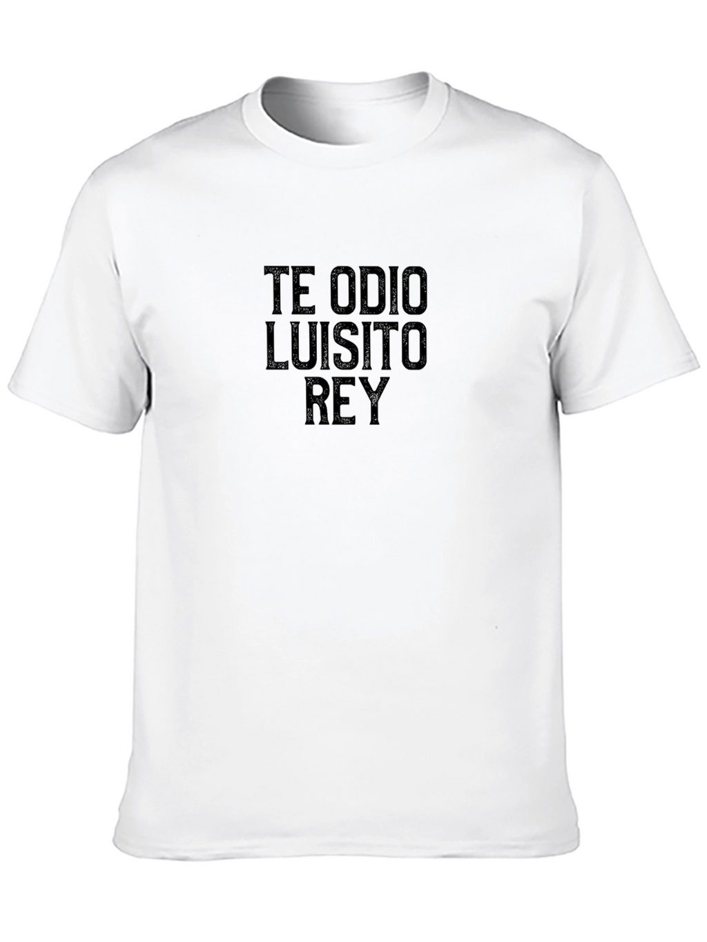 Te Odio Luisito Rey Black T-Shirt