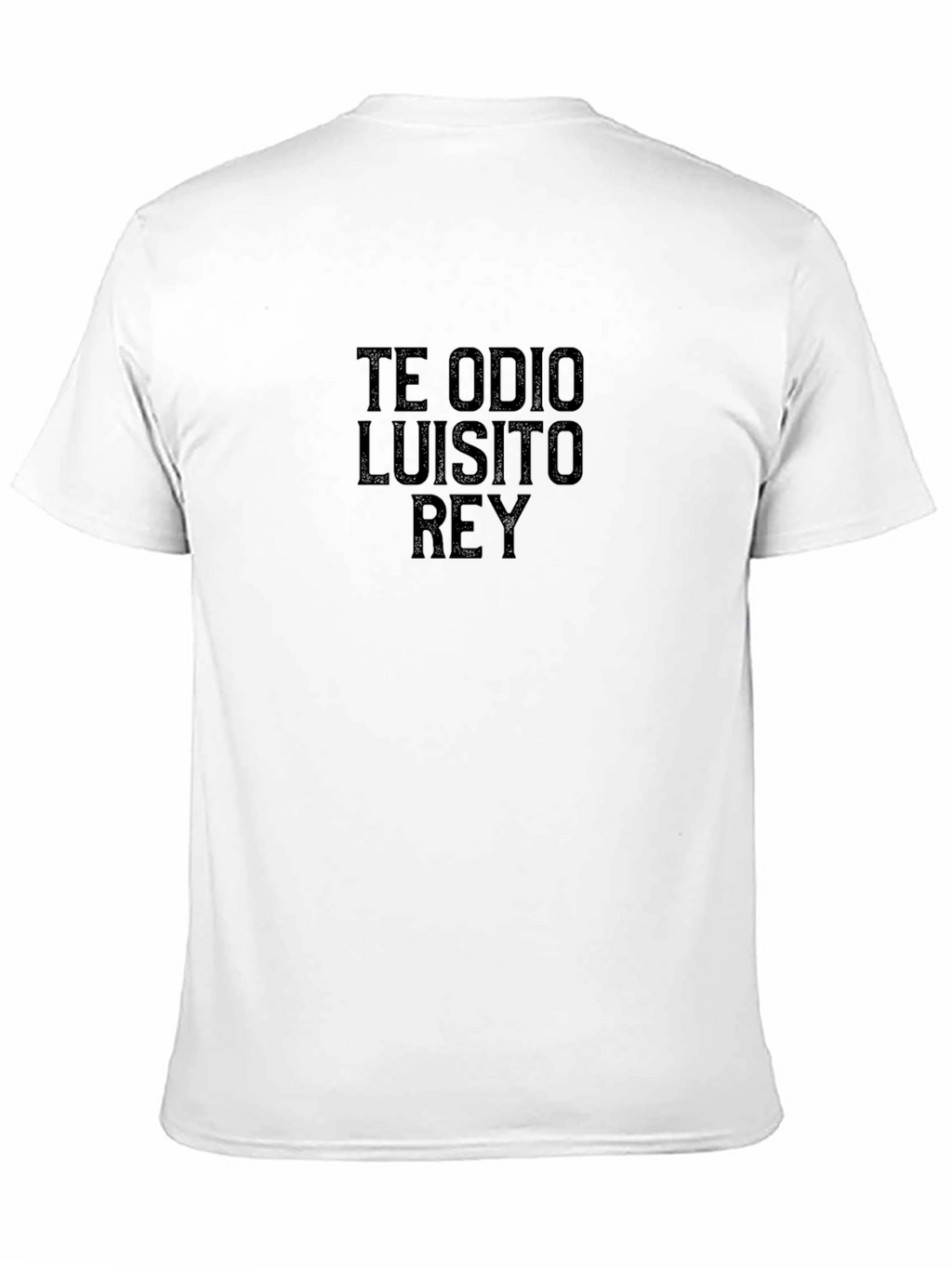 Te Odio Luisito Rey Black T-Shirt