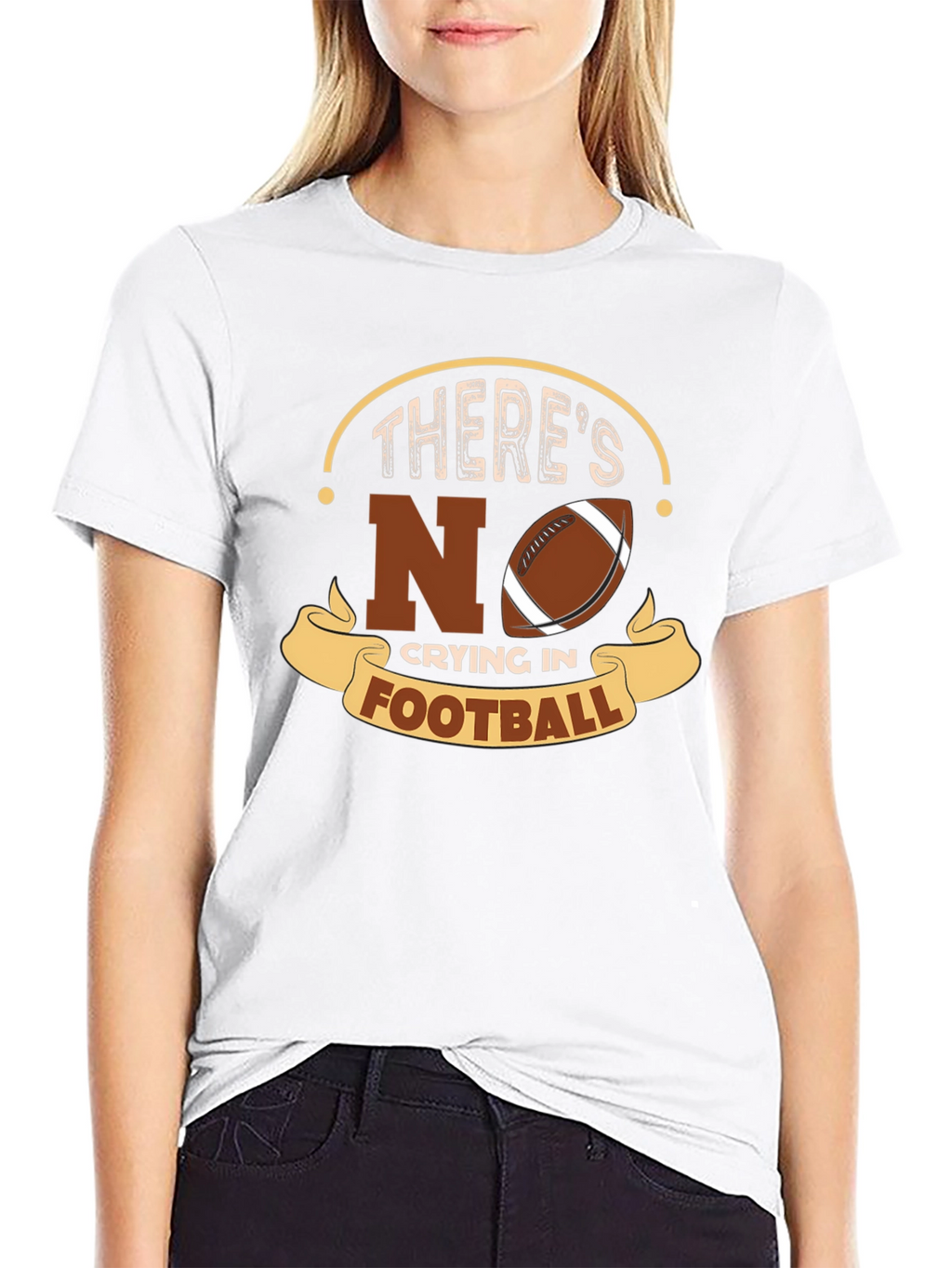 Theres No Crying In Football T-Shirt
