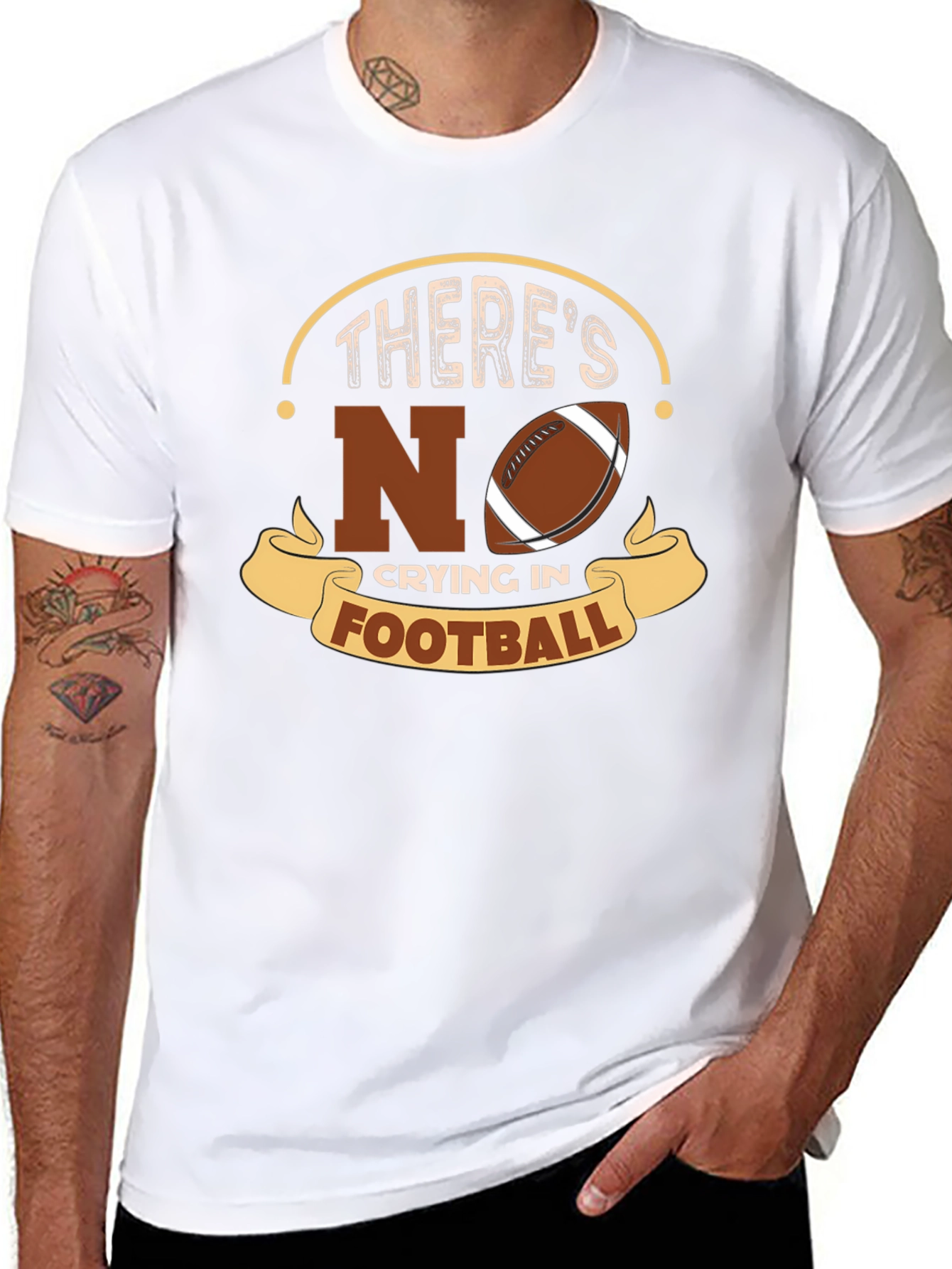 Theres No Crying In Football T-Shirt