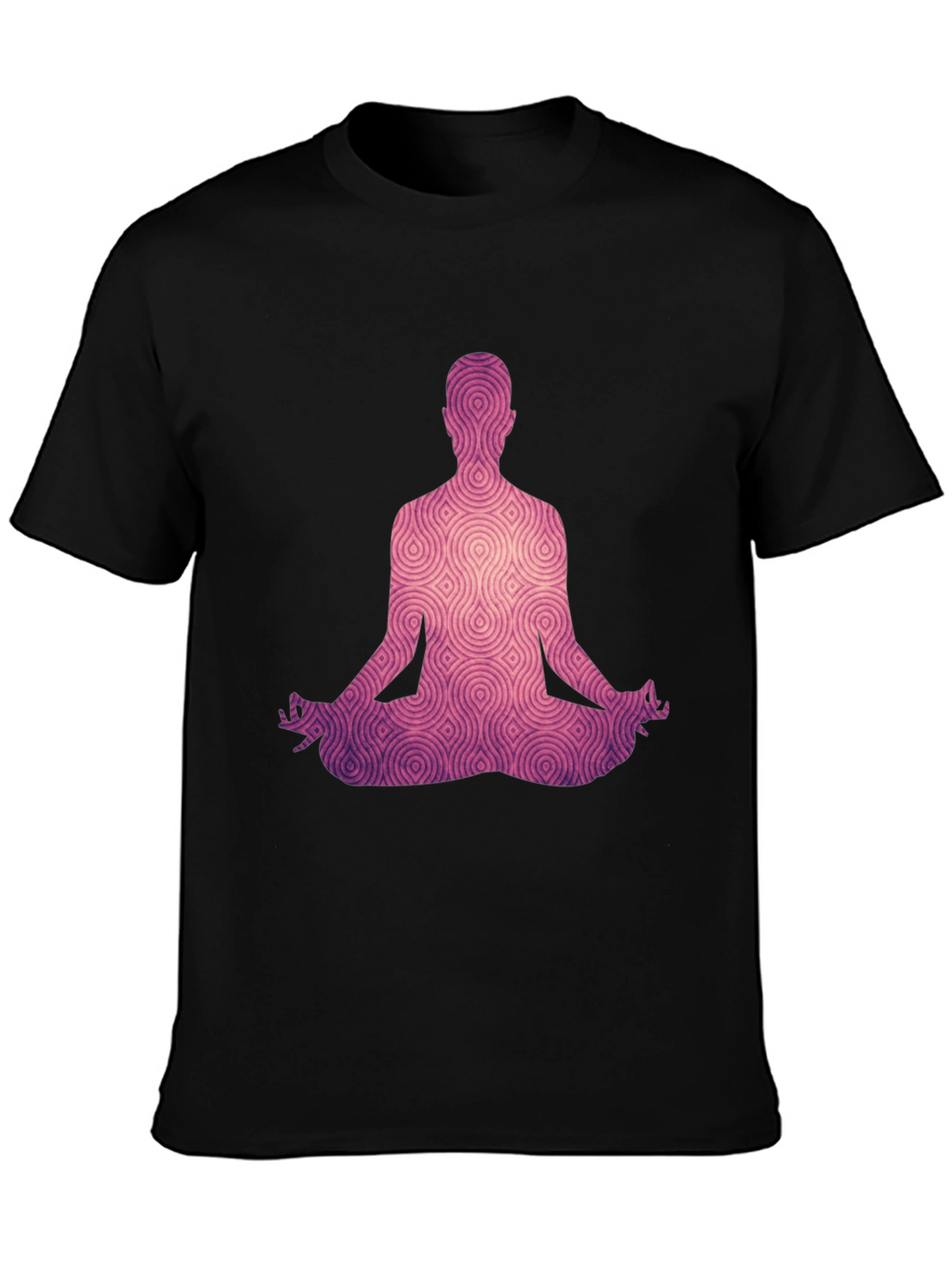 Meditative Silhouette Tee - Black