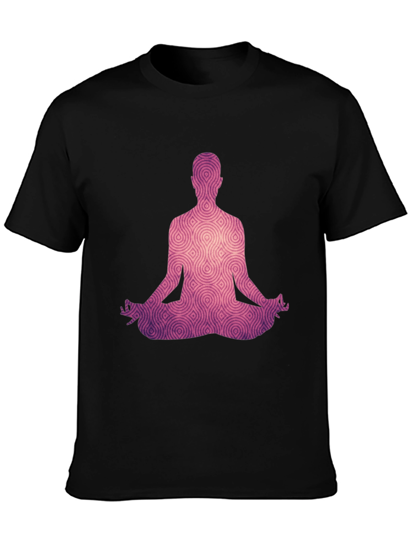 Meditative Silhouette Tee - Black