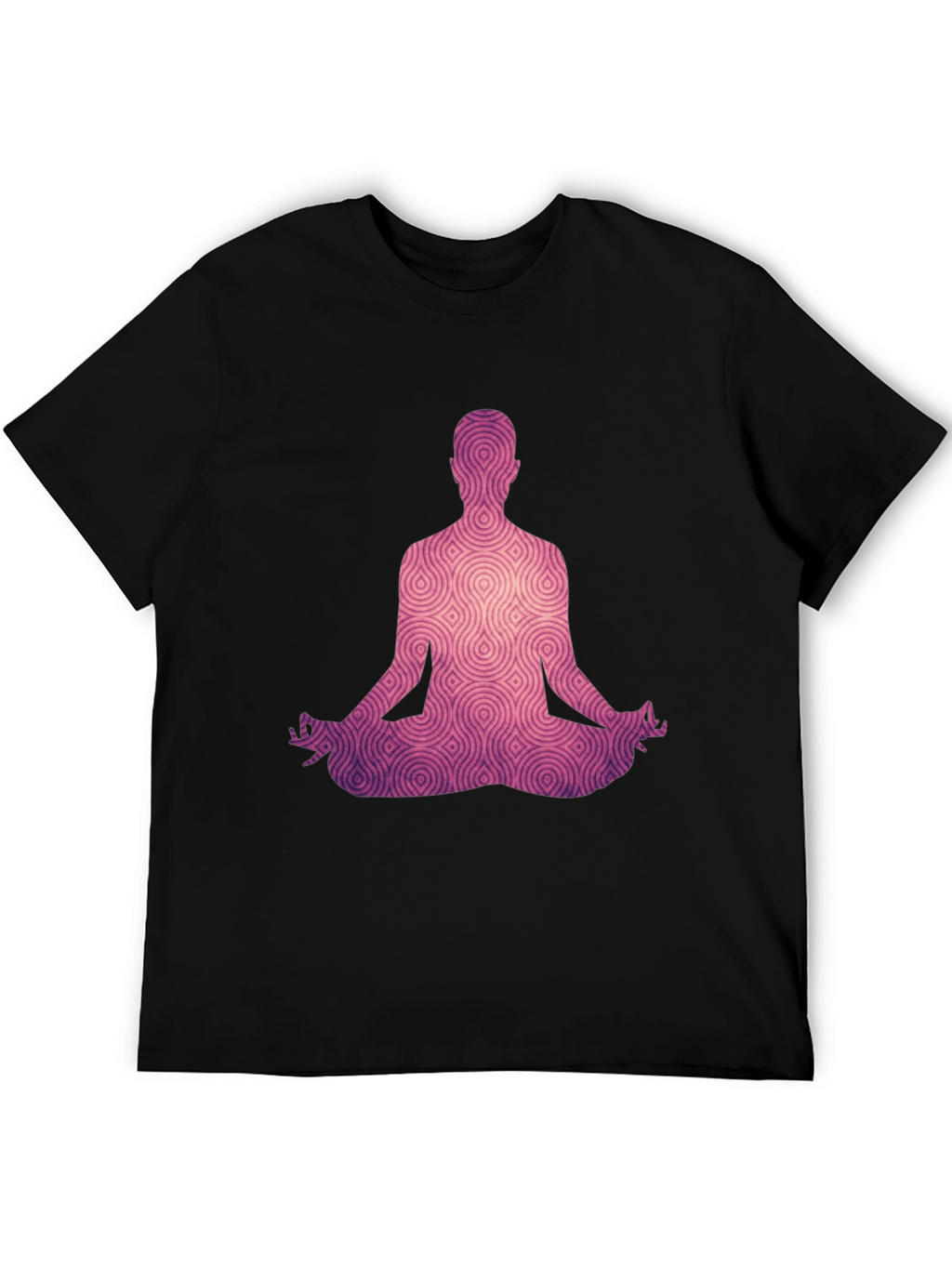 Meditative Silhouette Tee - Black