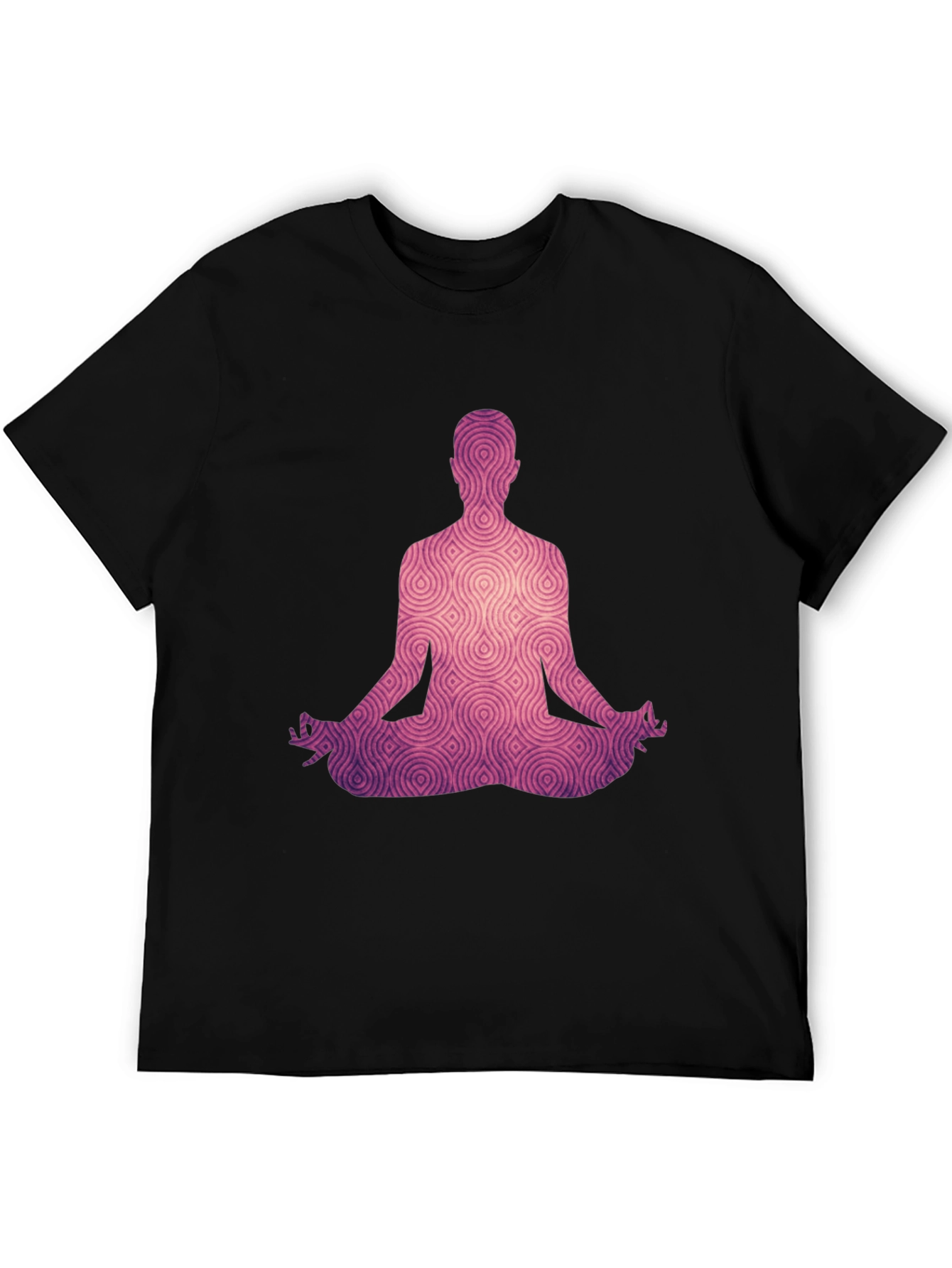 Meditative Silhouette Tee - Black
