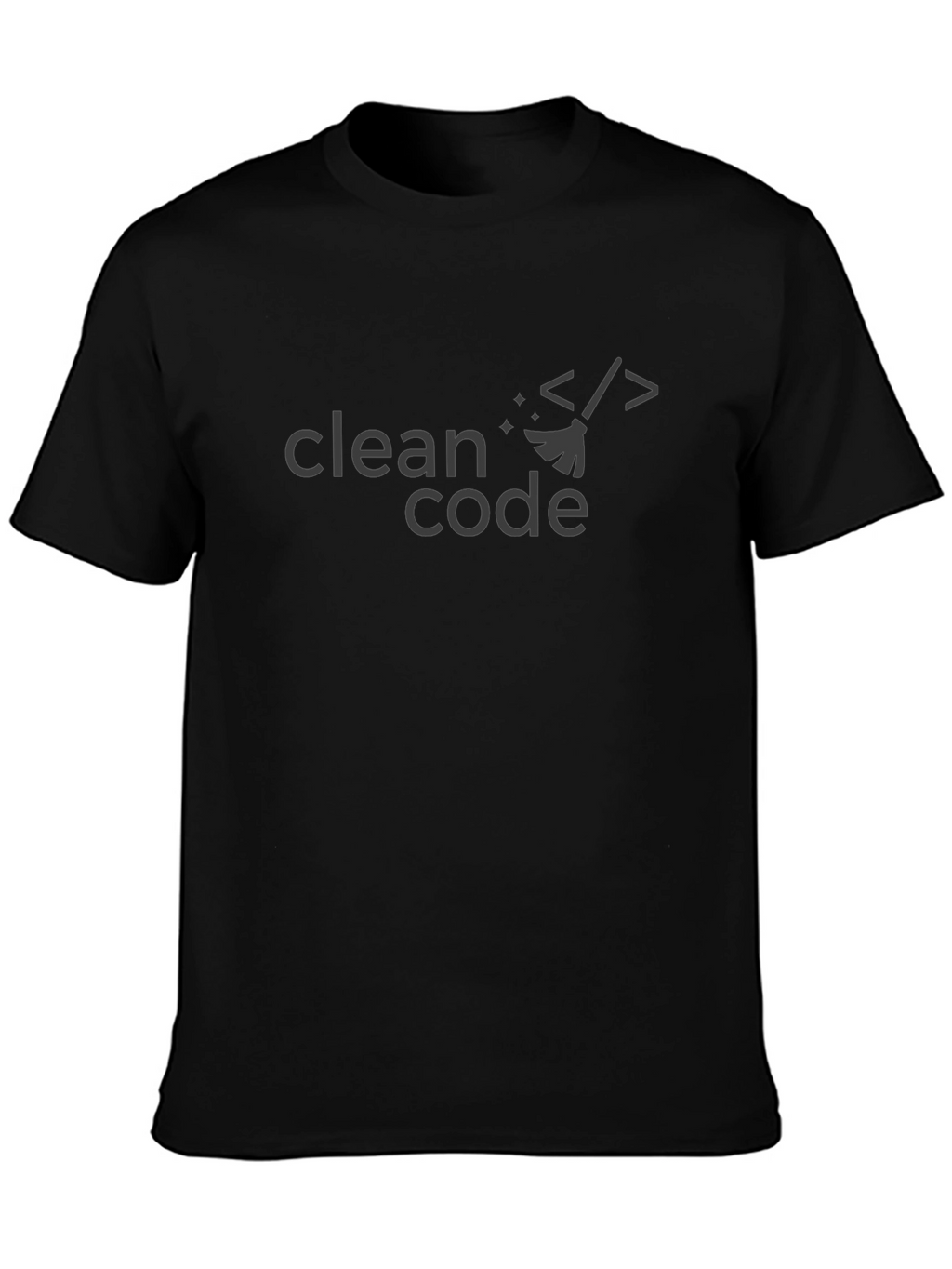 Clean Code Black T-Shirt - Programmer Gift