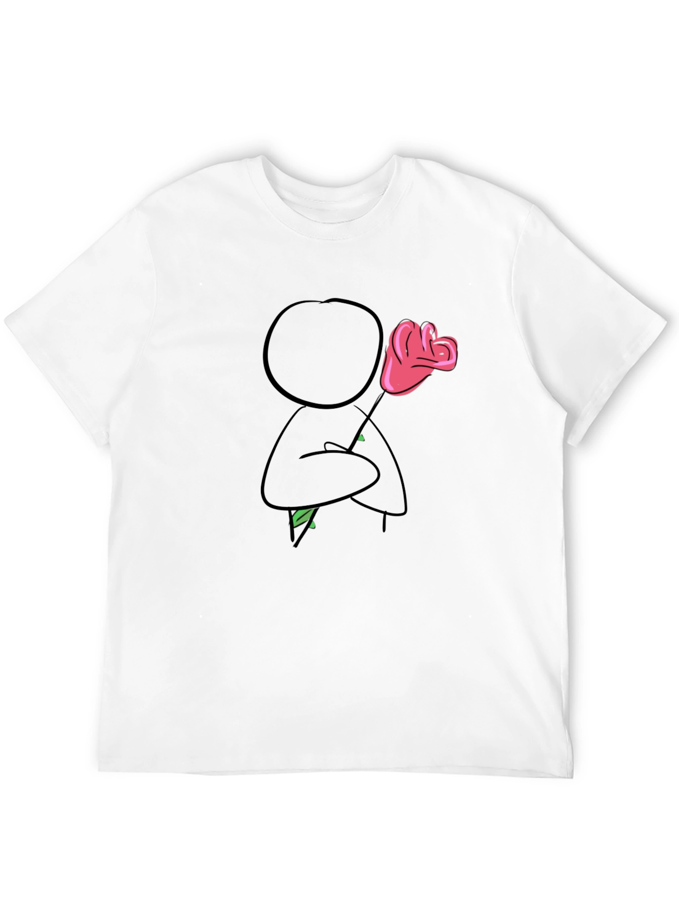 Romantic Stick Figure T-Shirt