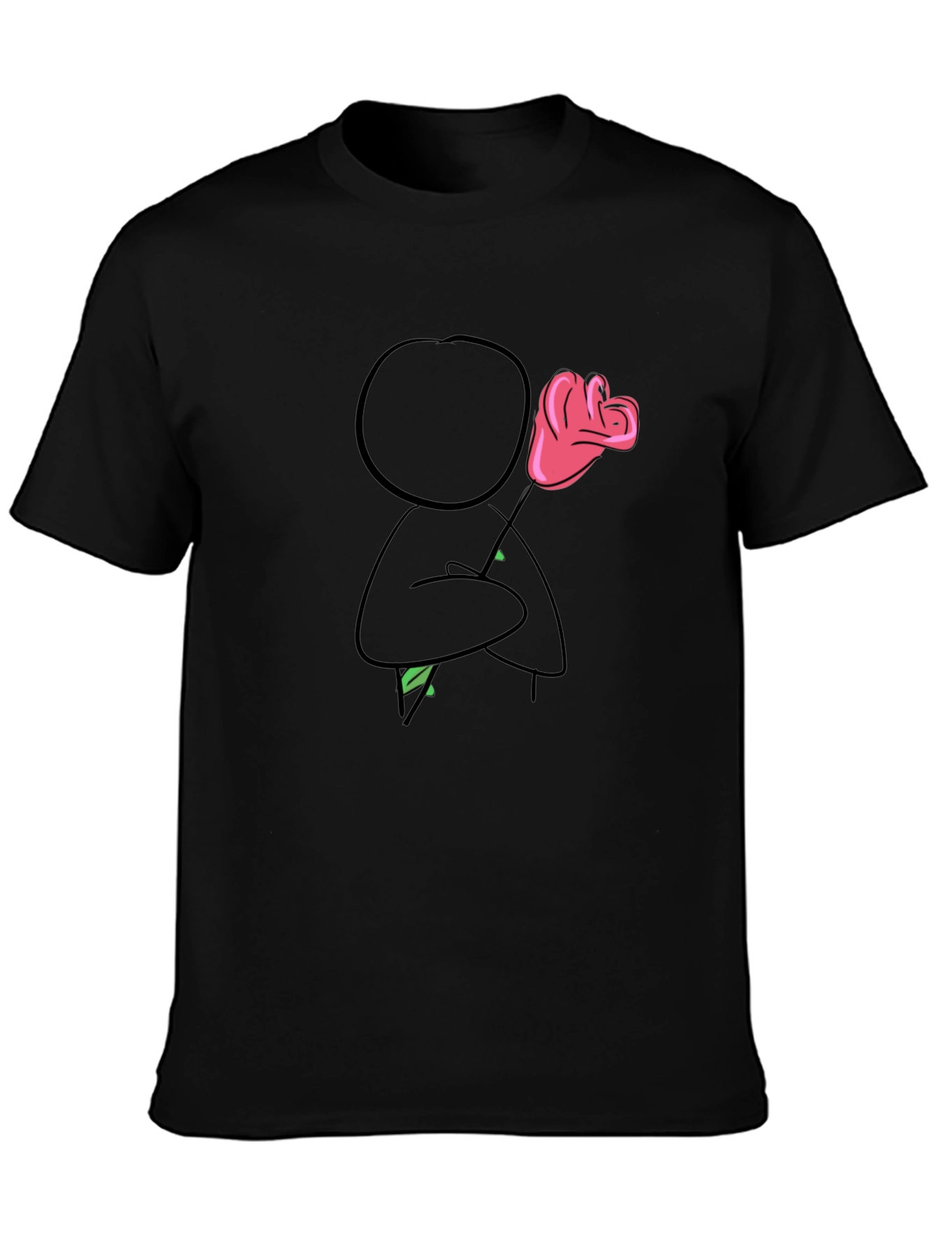 Romantic Stick Figure T-Shirt