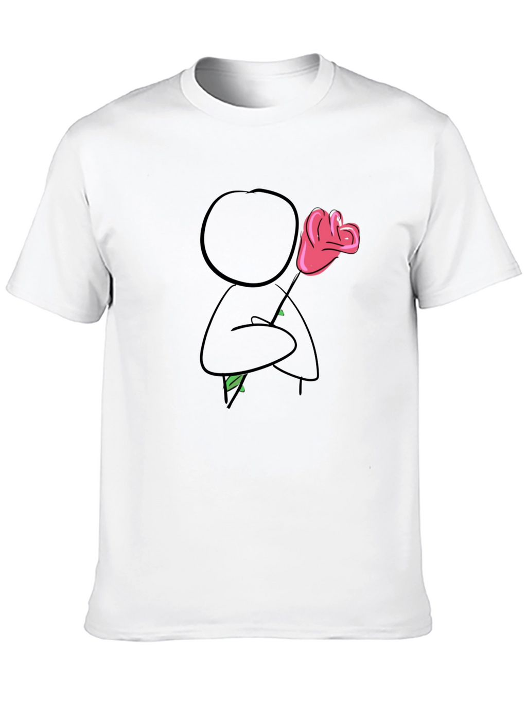 Romantic Stick Figure T-Shirt